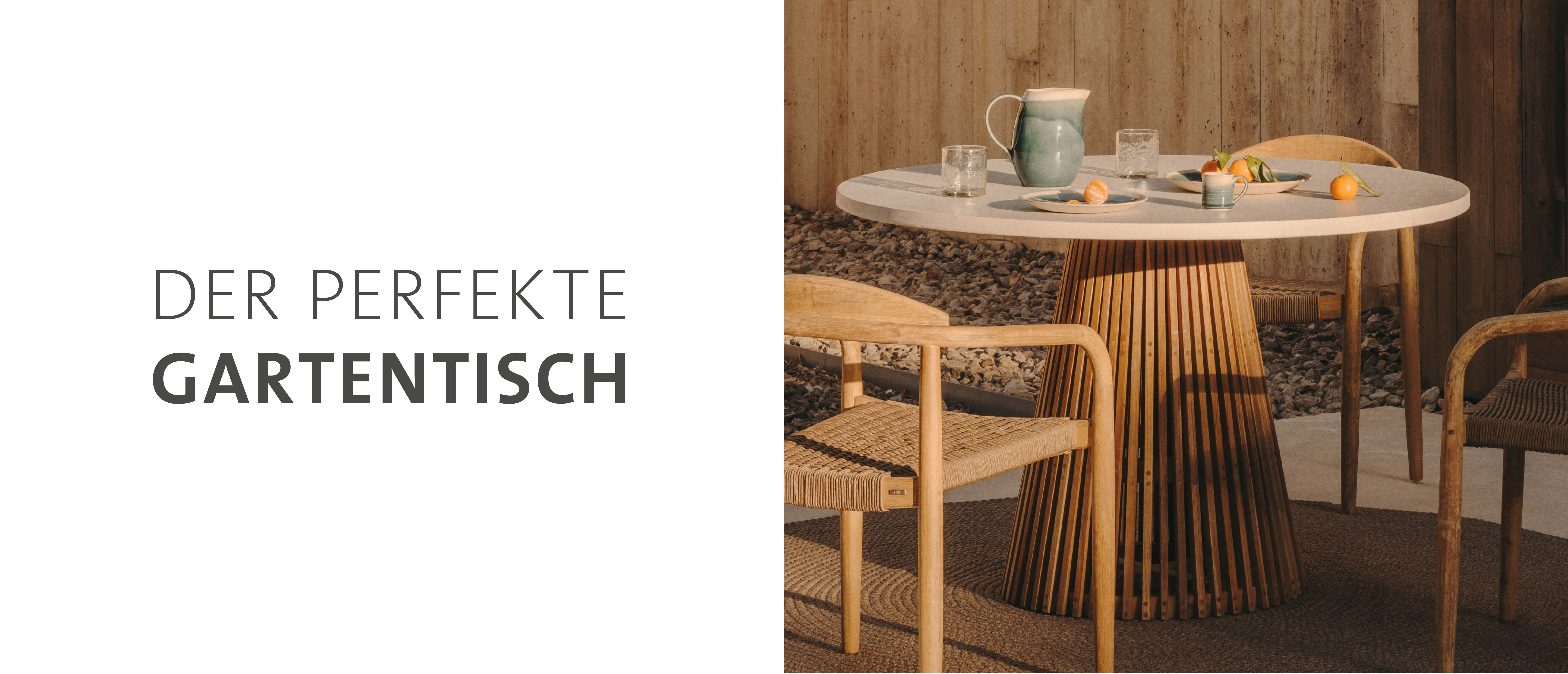 Der perfekte Gartentisch