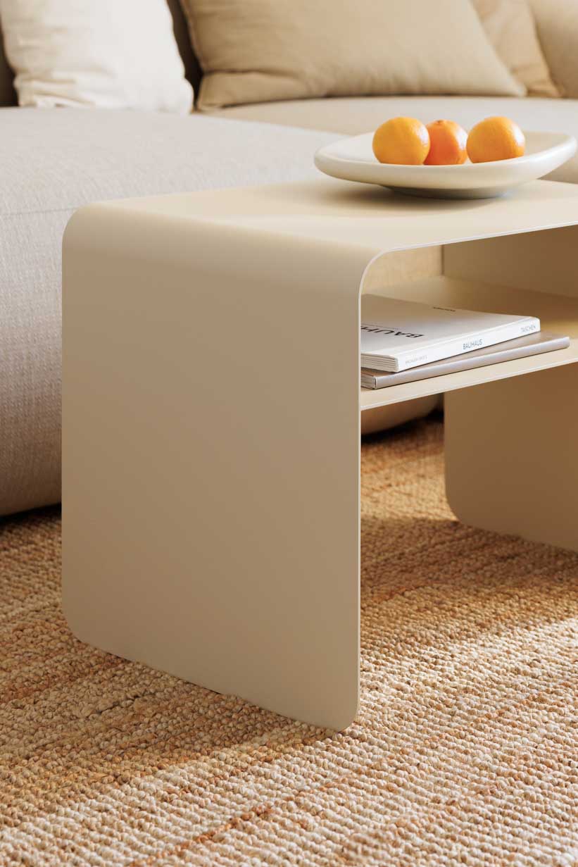METALLBUDE Table d'appoint COSMO