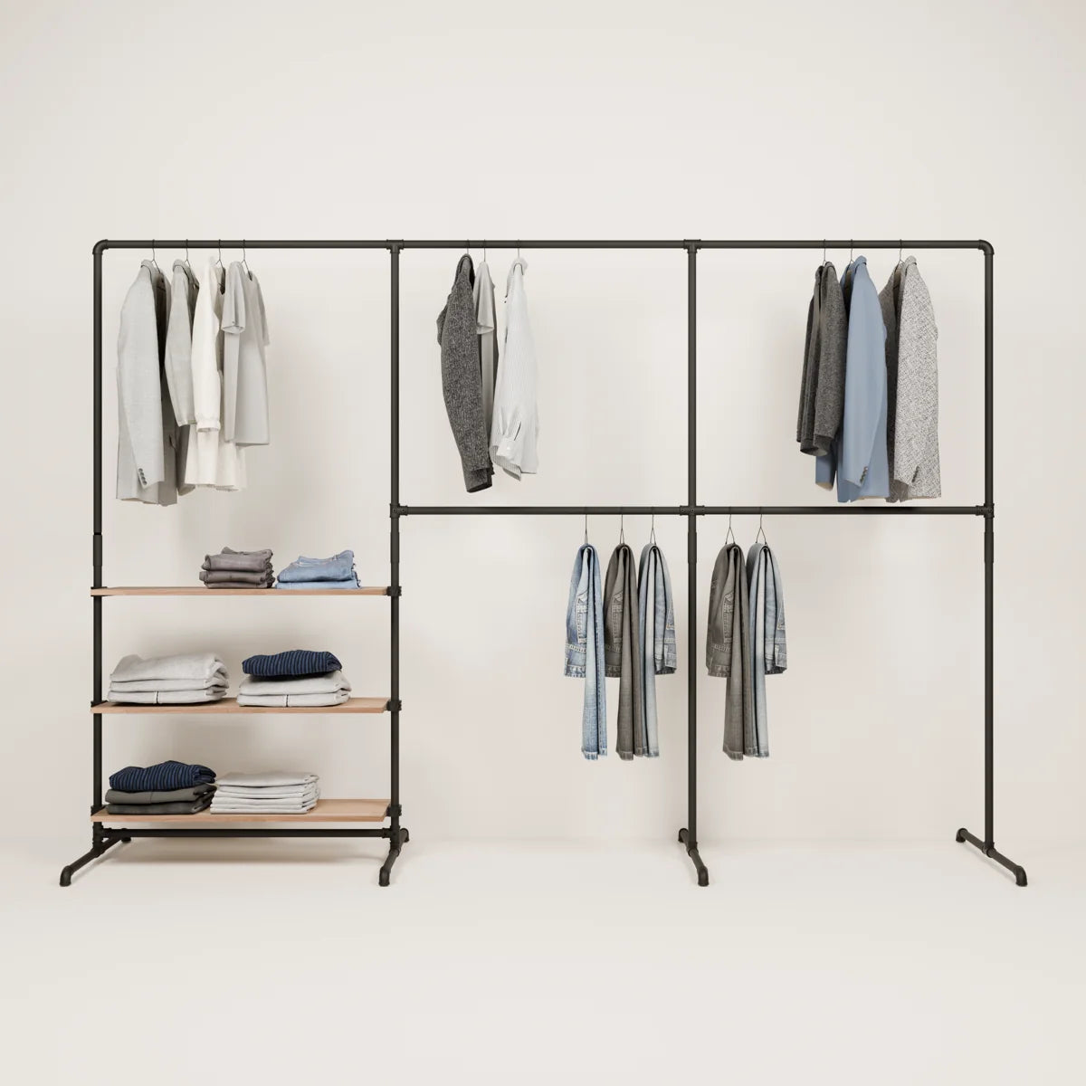 PAMO Kleiderständer LAS 3 OAK