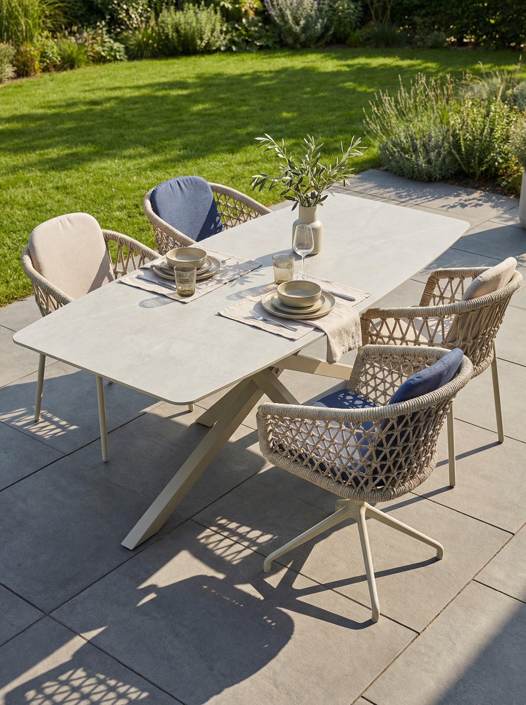 LC Garden Como Gartentisch Beige
