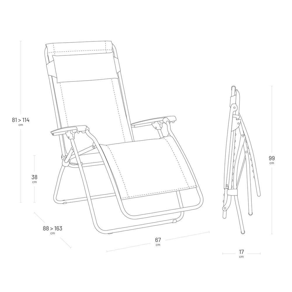 Lafuma R CLIP Sun Lounger