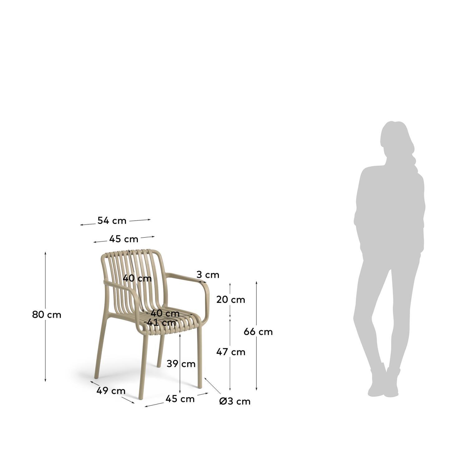 KAVE HOME Gartenstuhl ISABELLINI KAVE HOME Gartenstuhl ISABELLINI