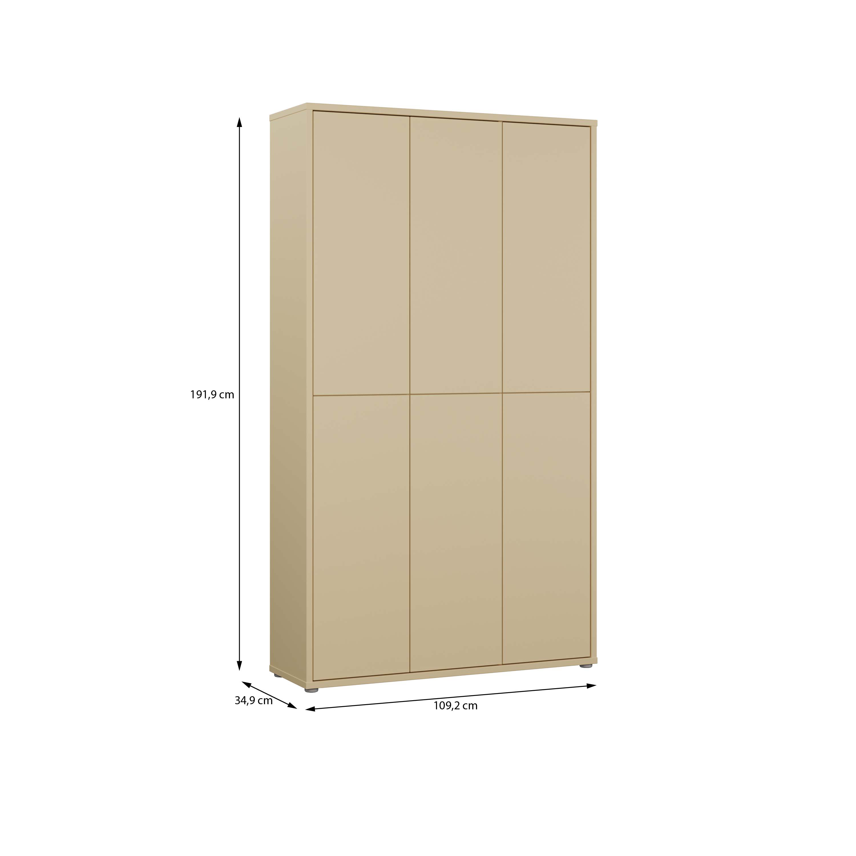 FORTE Schuhschrank ALICE SPRINGS