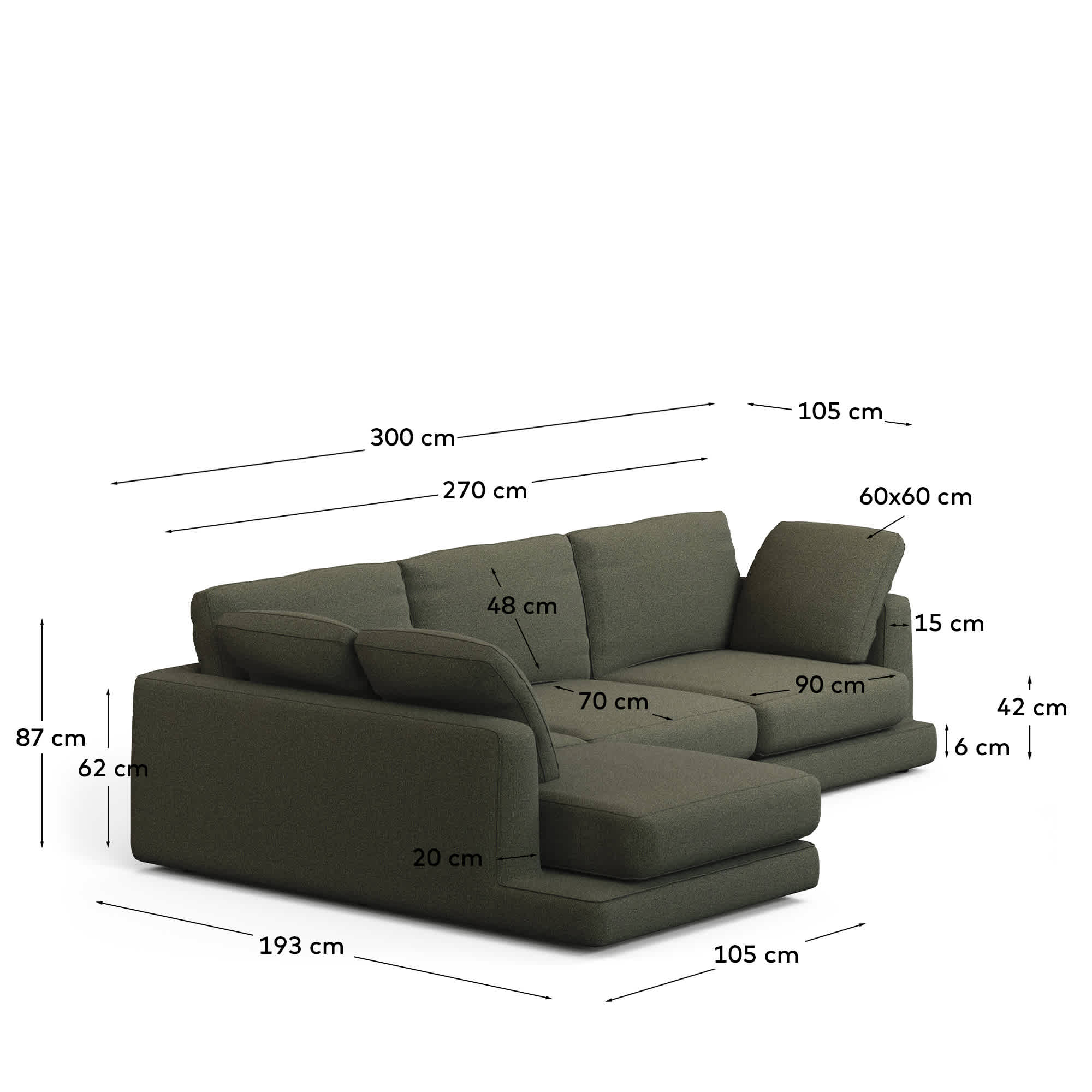 KAVE HOME Sofa GALA