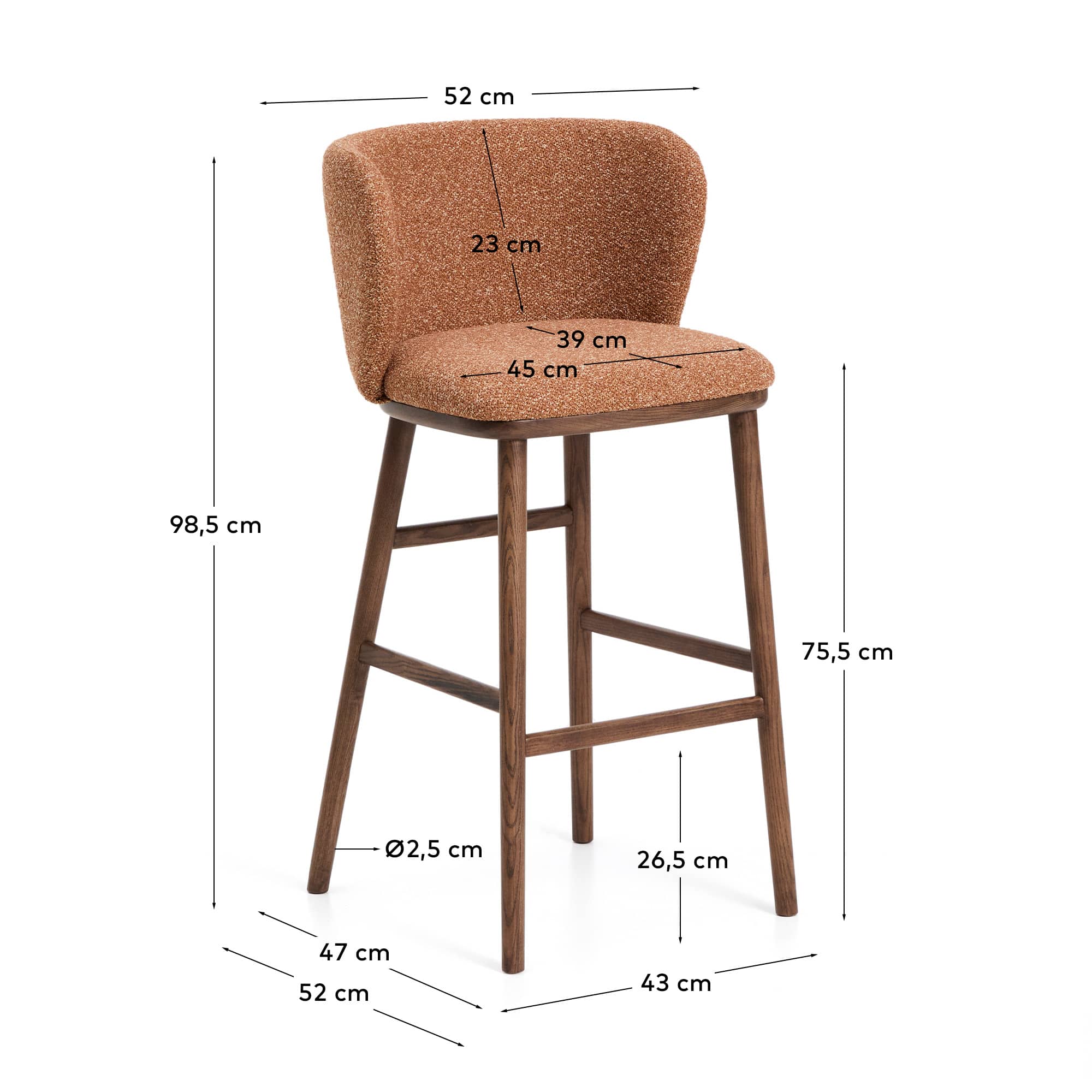 KAVE HOME Barhocker CISELIA