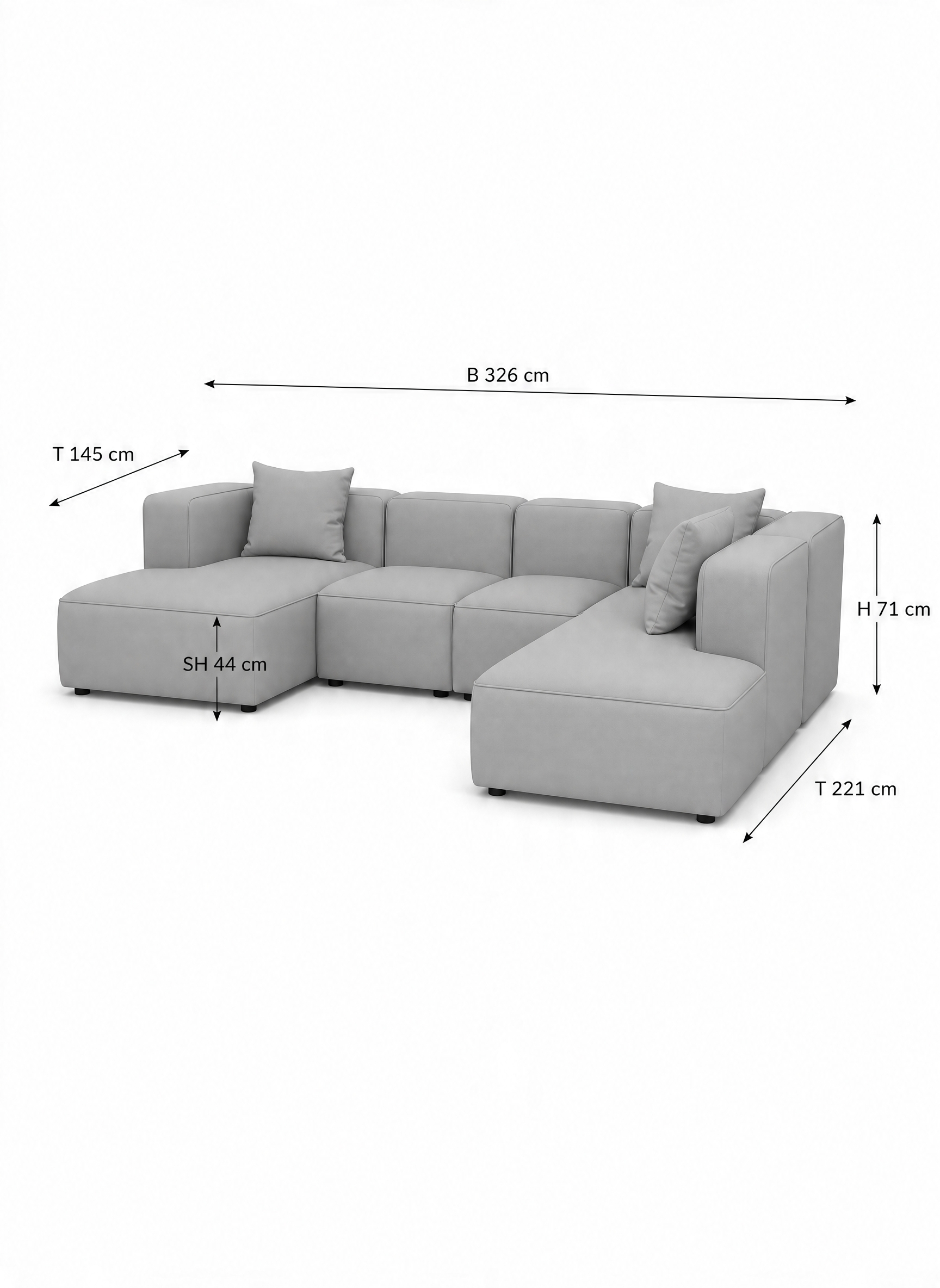 Faee Canapé modulaire XL FLYNNA