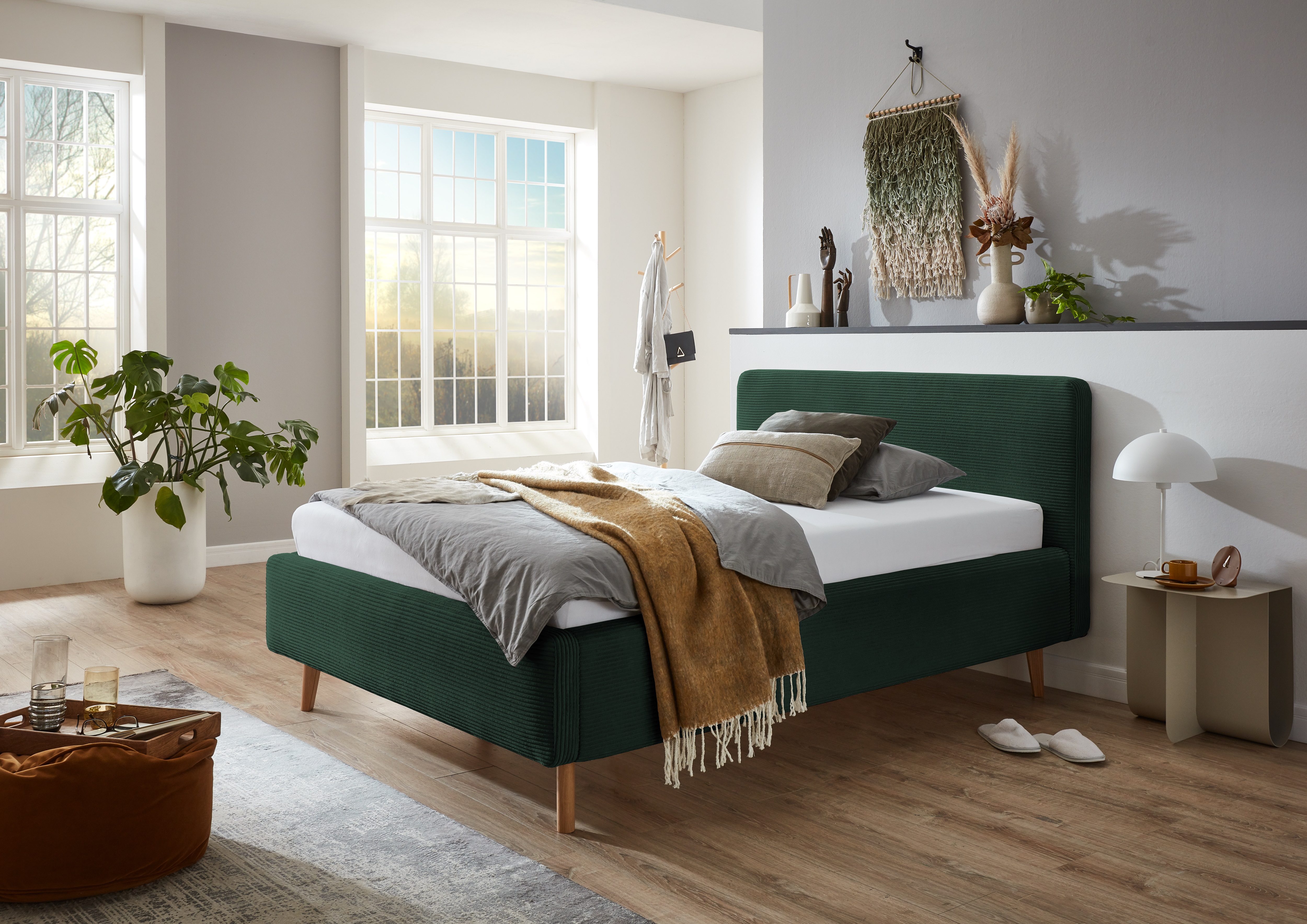 Meise upholstered bed MATTIS with bed box