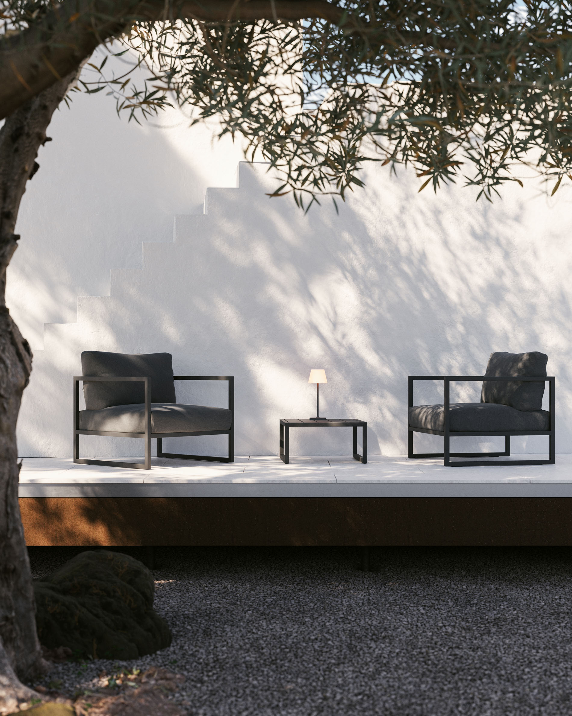 KAVE HOME Beistelltisch Outdoor COMOVA