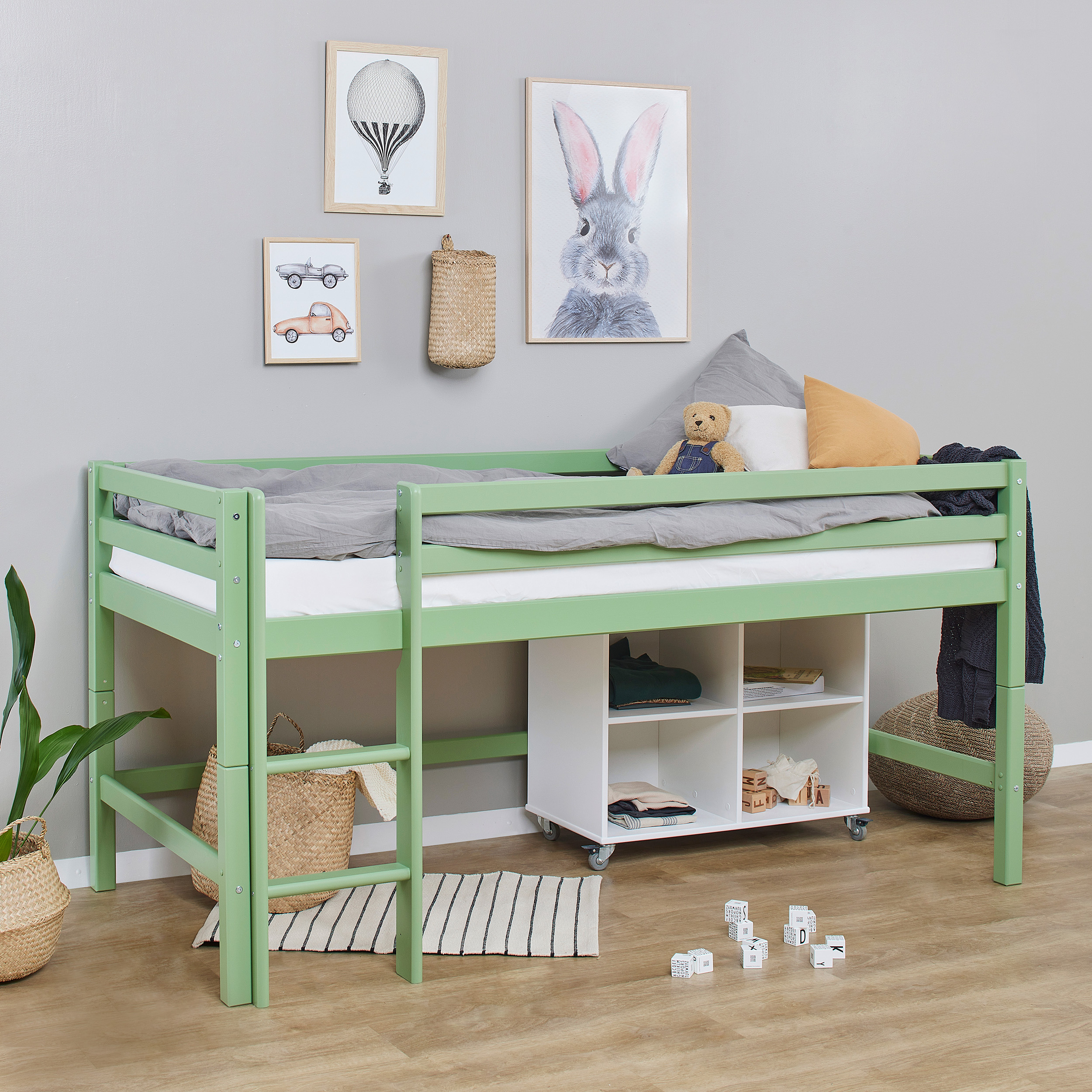 HOPPEKIDS ECO DREAM half loft bed