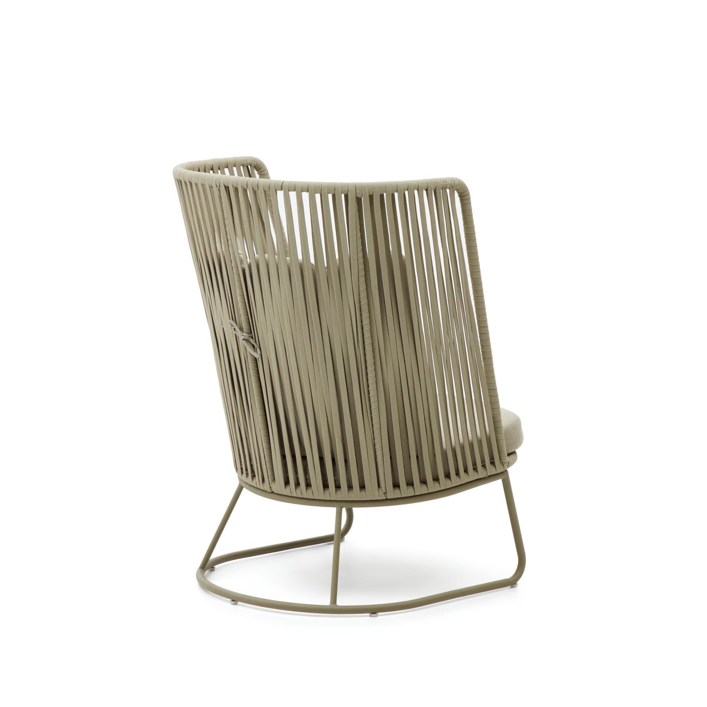 KAVE HOME Fauteuil de jardin SACONCA