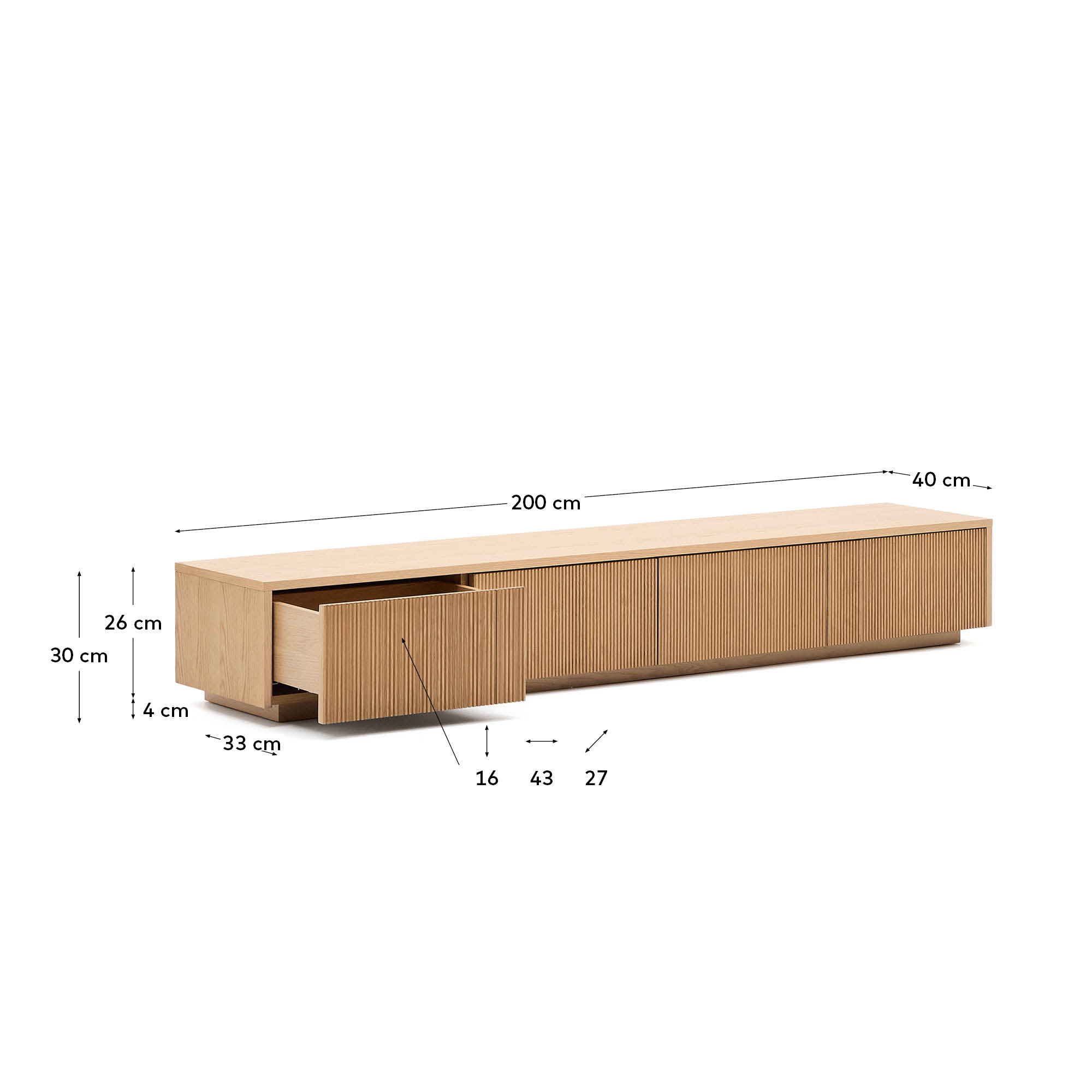 KAVE HOME Lowboard HELVINE KAVE HOME Lowboard HELVINE