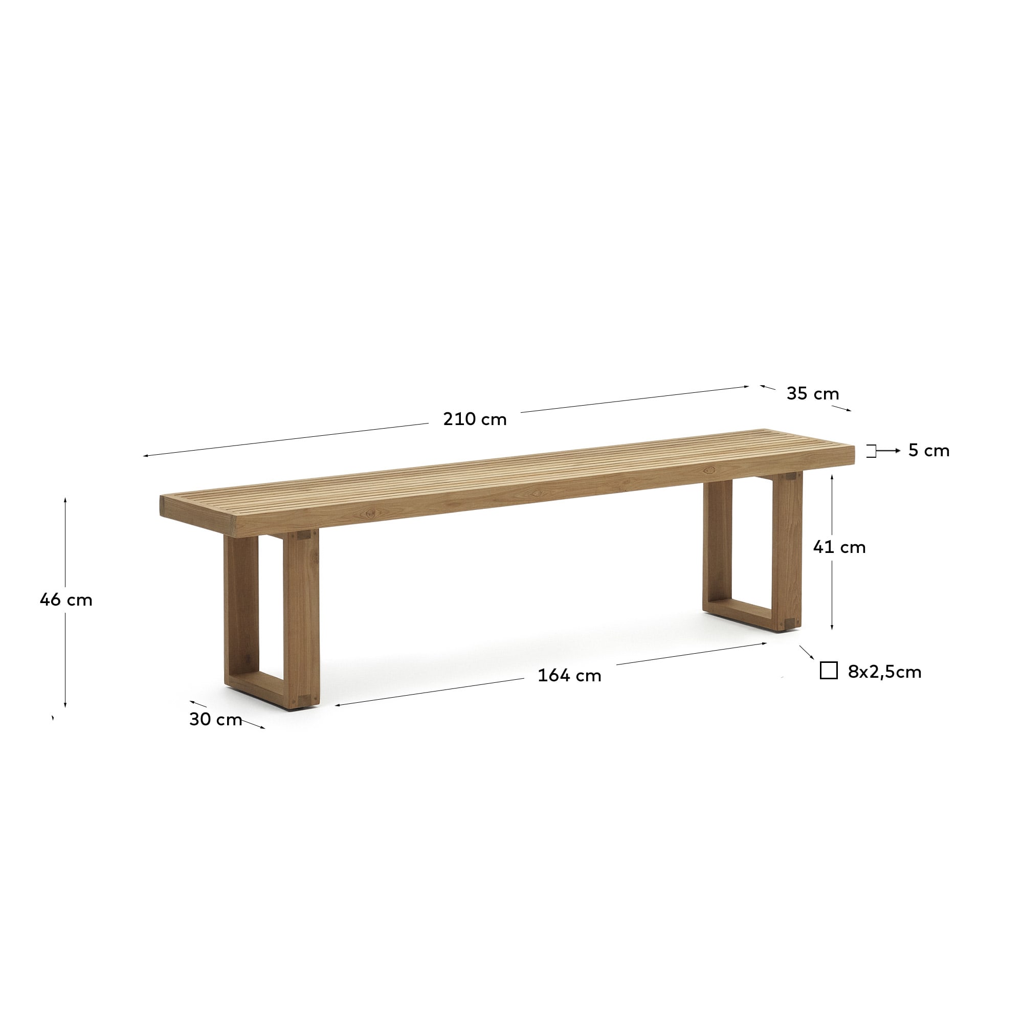 KAVE HOME Garden bench CANADELL
