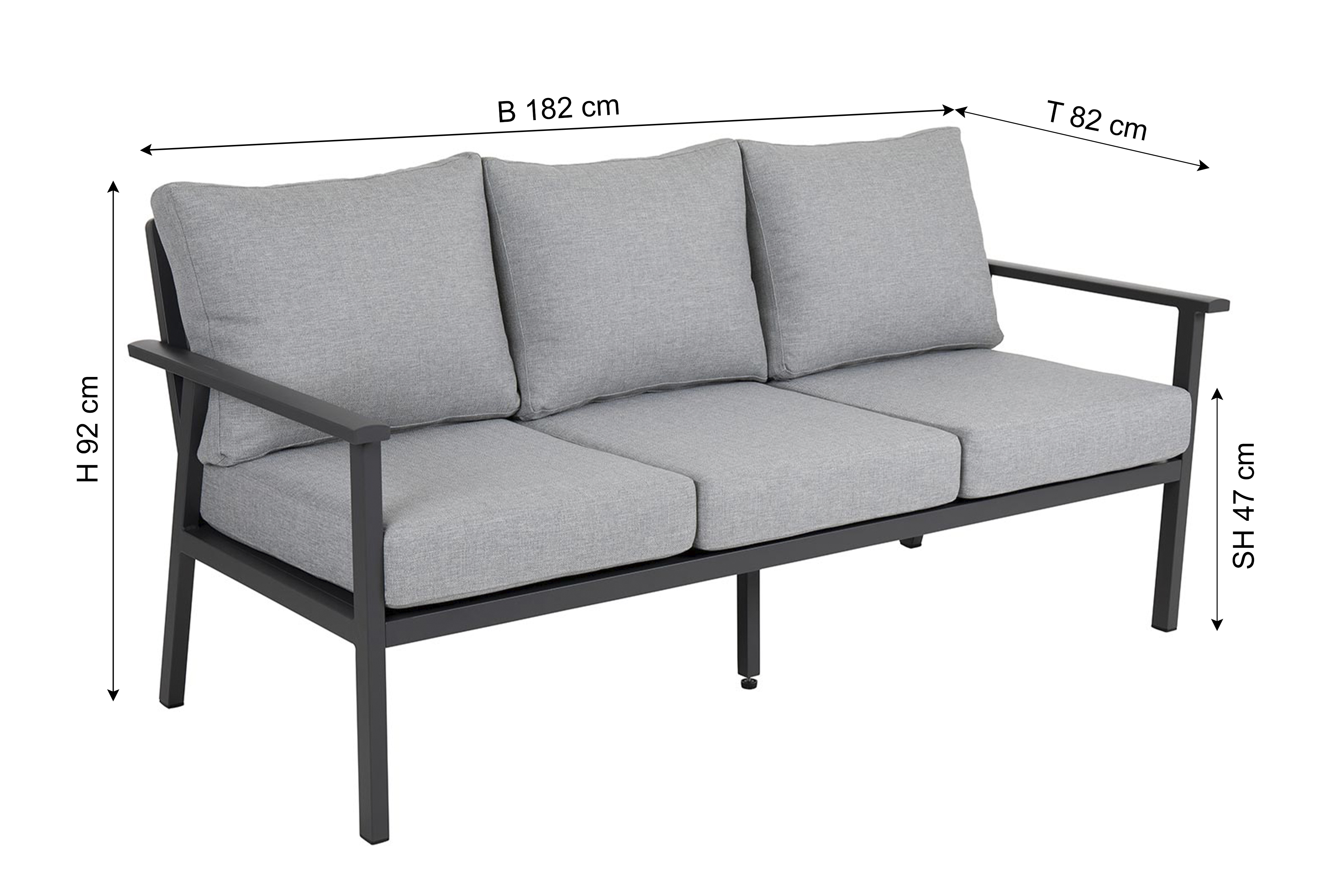 BRAFAB Gartensofa SAMVARO
