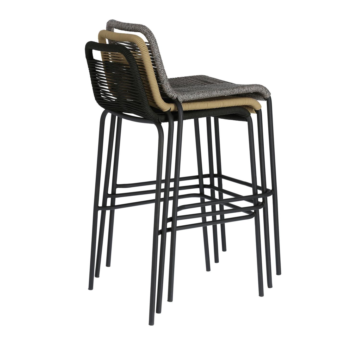 Kave Home Tabouret de bar « Outdoor » LAMBTON