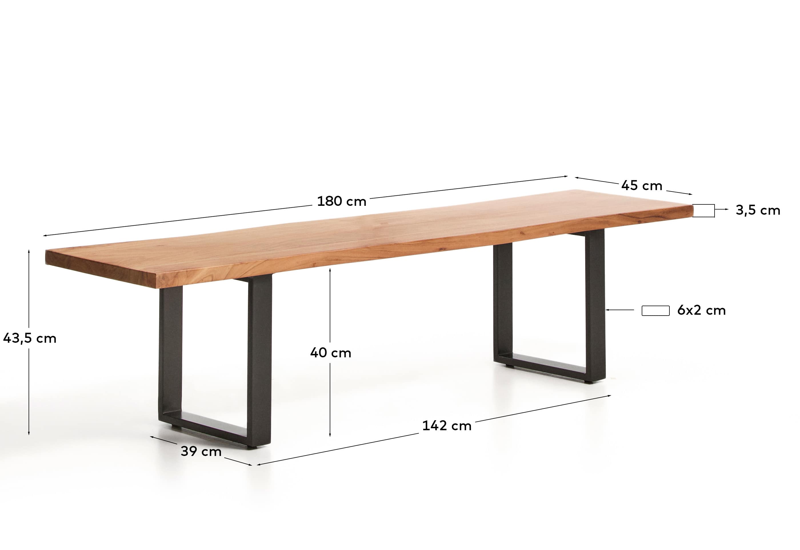 Kave Home UXUE Bench
