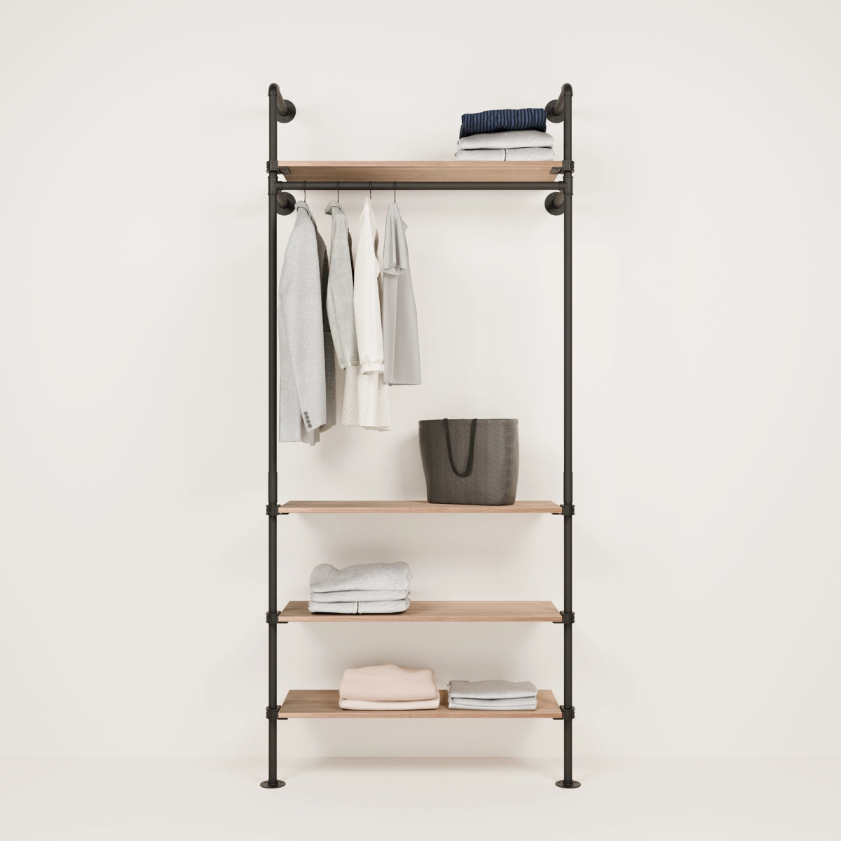 PAMO Kleiderstangensystem KIM 1 OAK