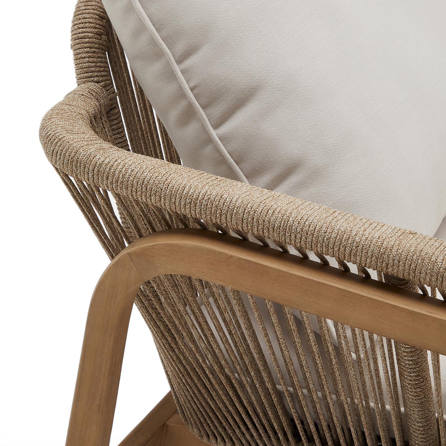 KAVE HOME Ensemble salon de jardin VELLANA