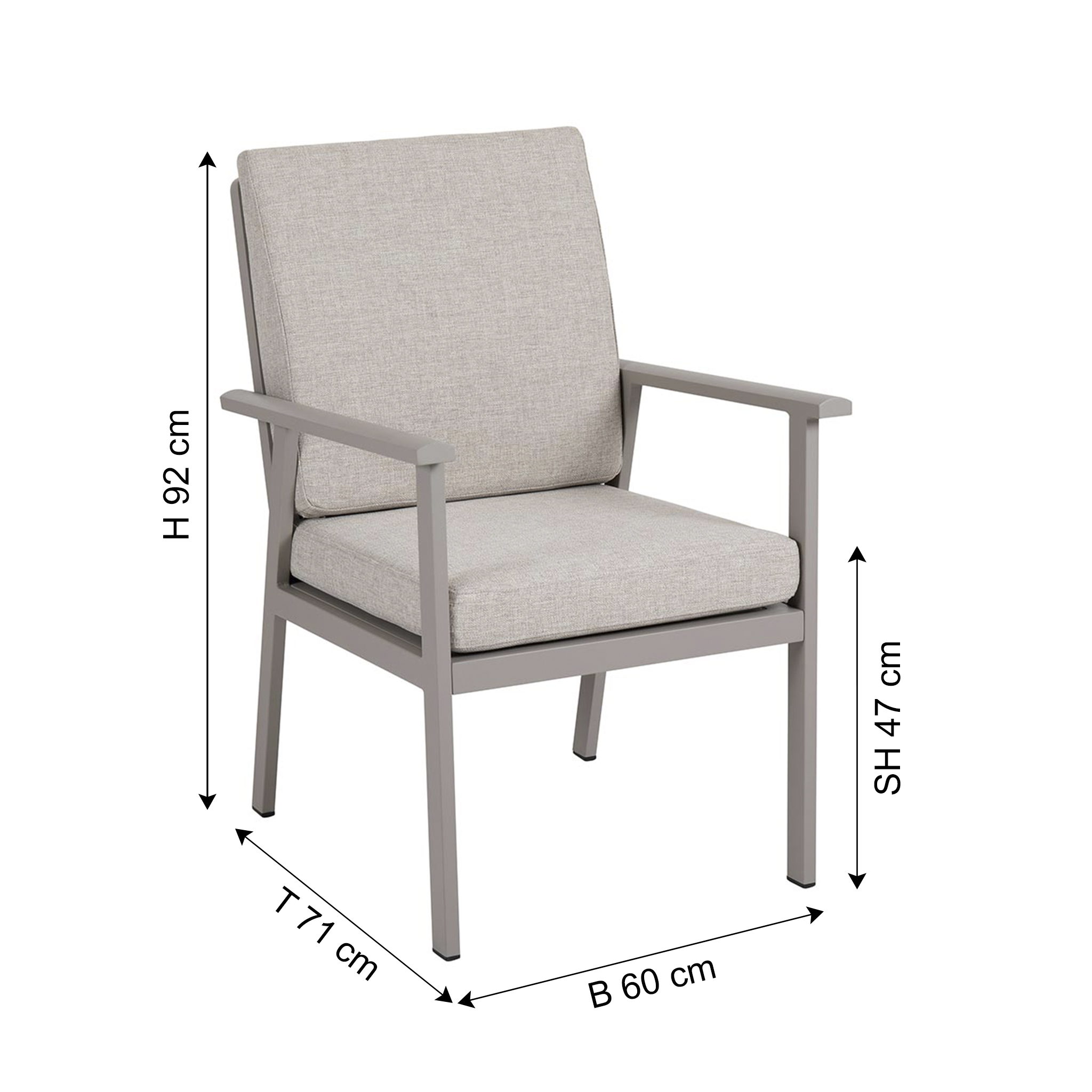 BRAFAB Gartenstuhl SAMVARO