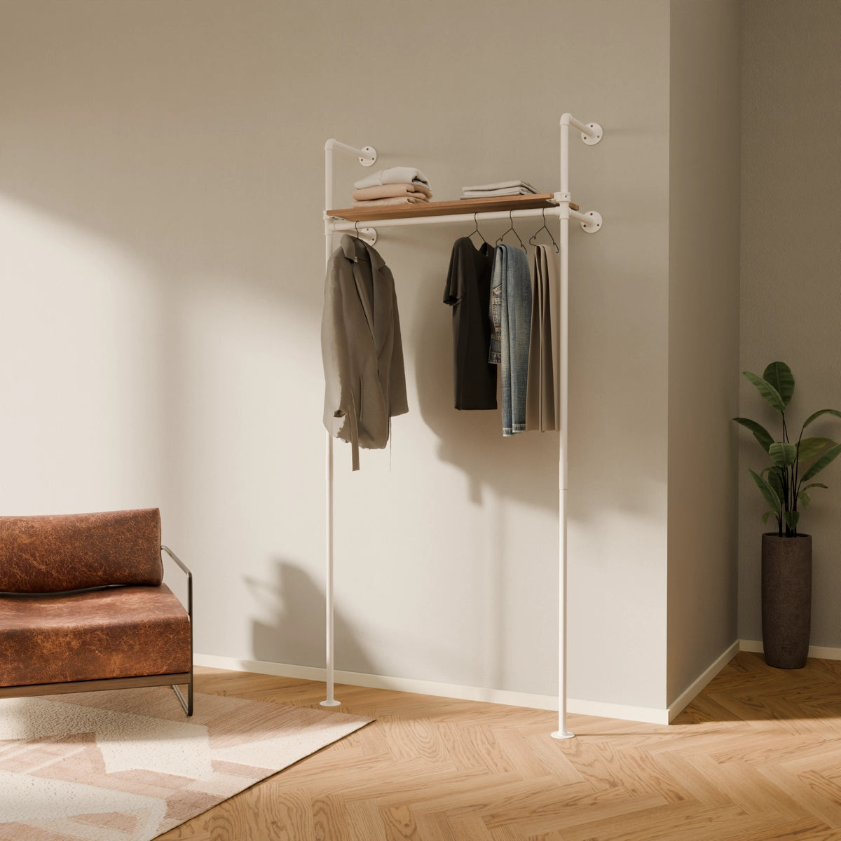 PAMO Kleiderstangensystem KIM 1 OAK