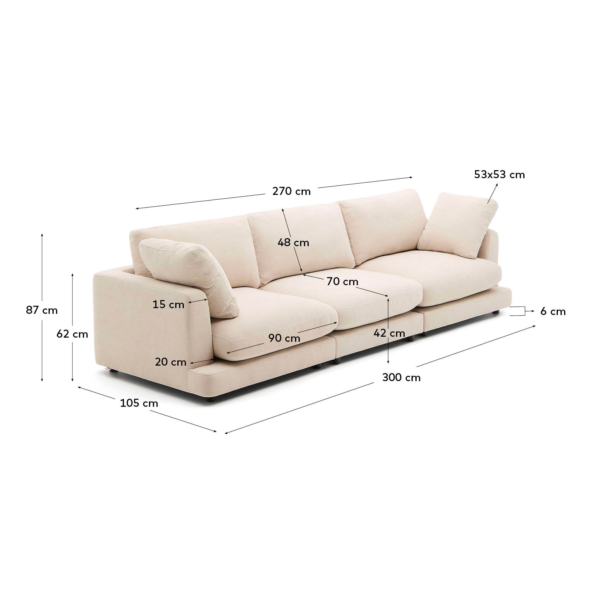 KAVE HOME Sofa GALA