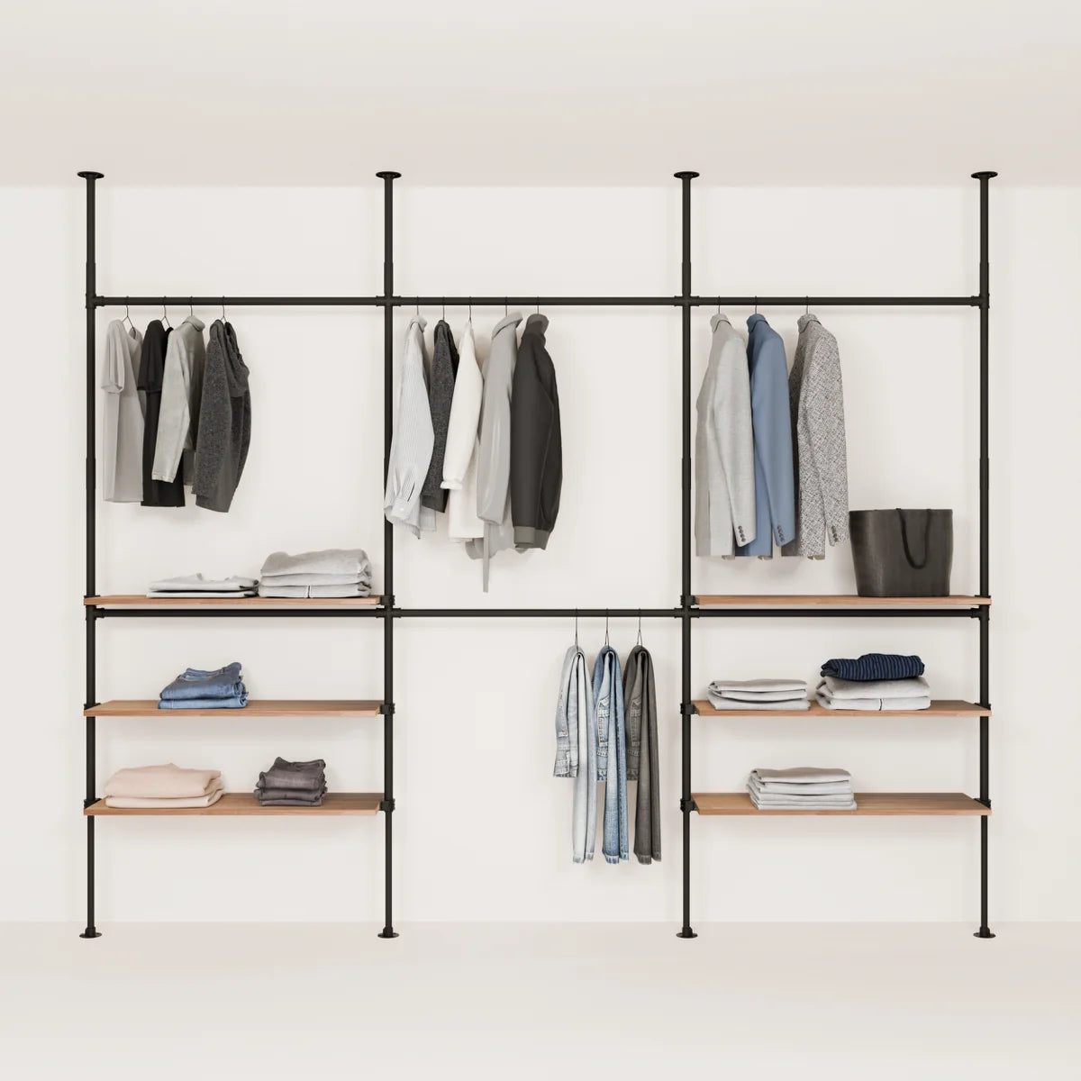 PAMO DESIGN Teleskopkleiderstangensystem LOFT 3 OAK