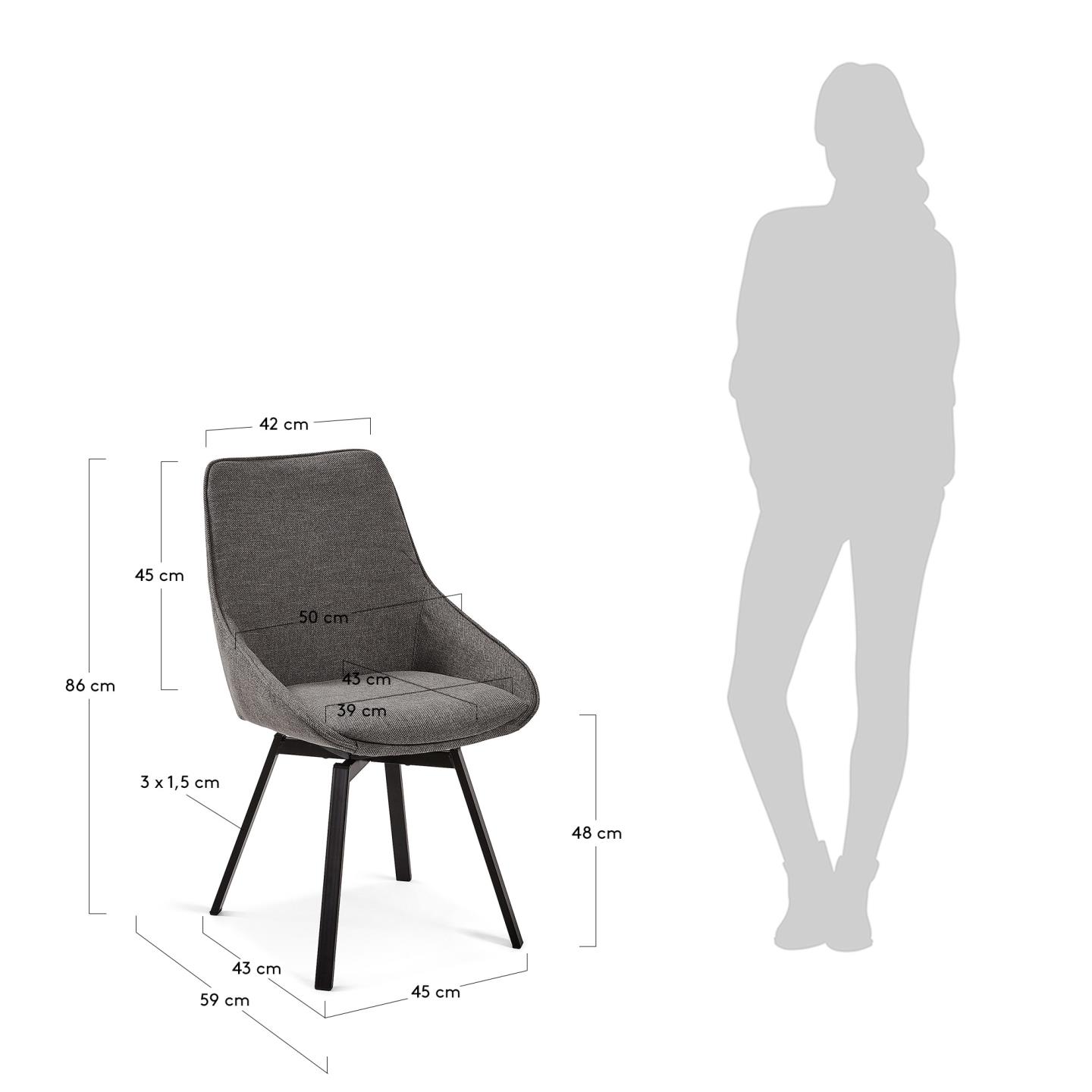 KAVE HOME Stuhl JENNA KAVE HOME Drehstuhl JENNA