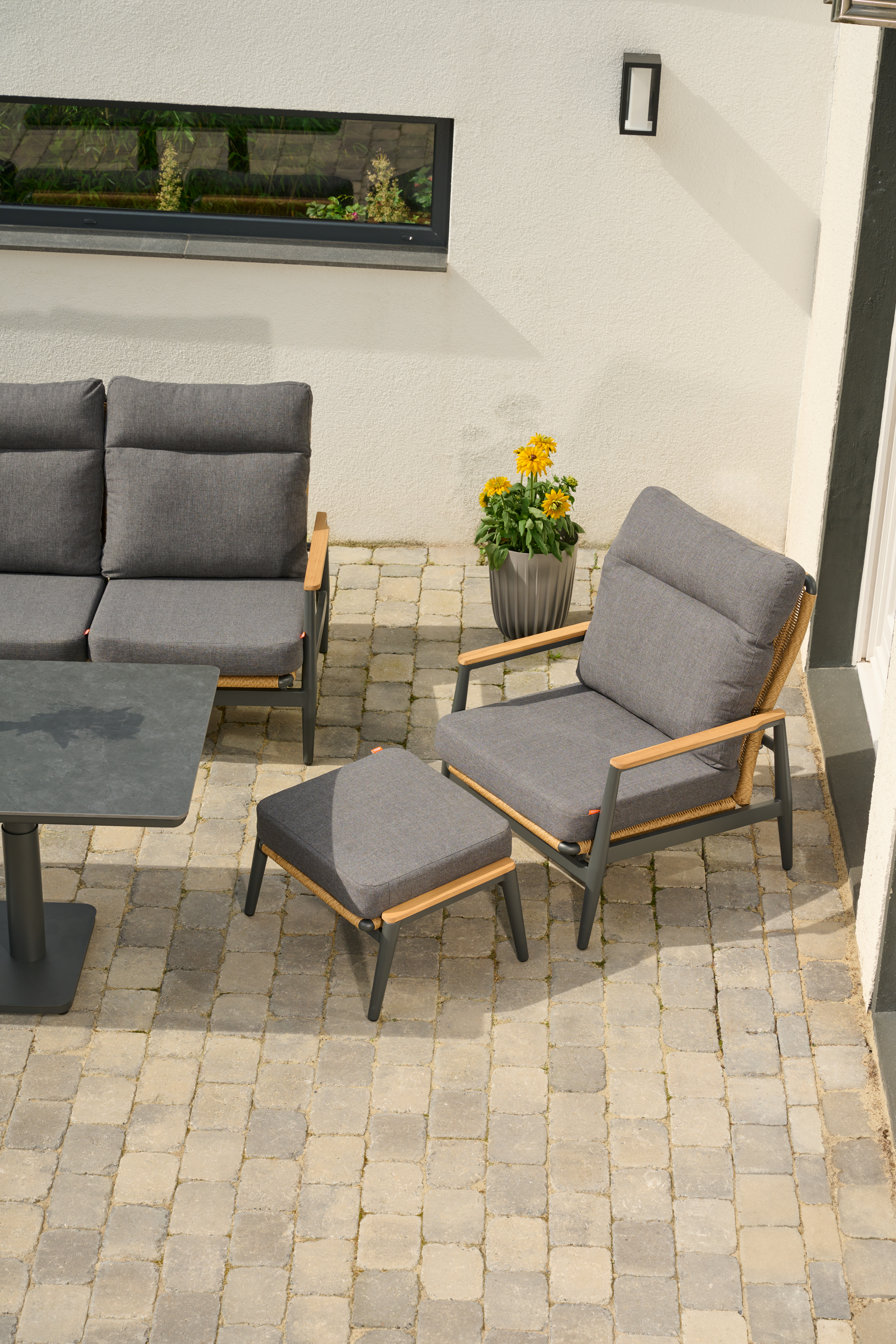 SIENA GARDEN Loungehocker ROMA
