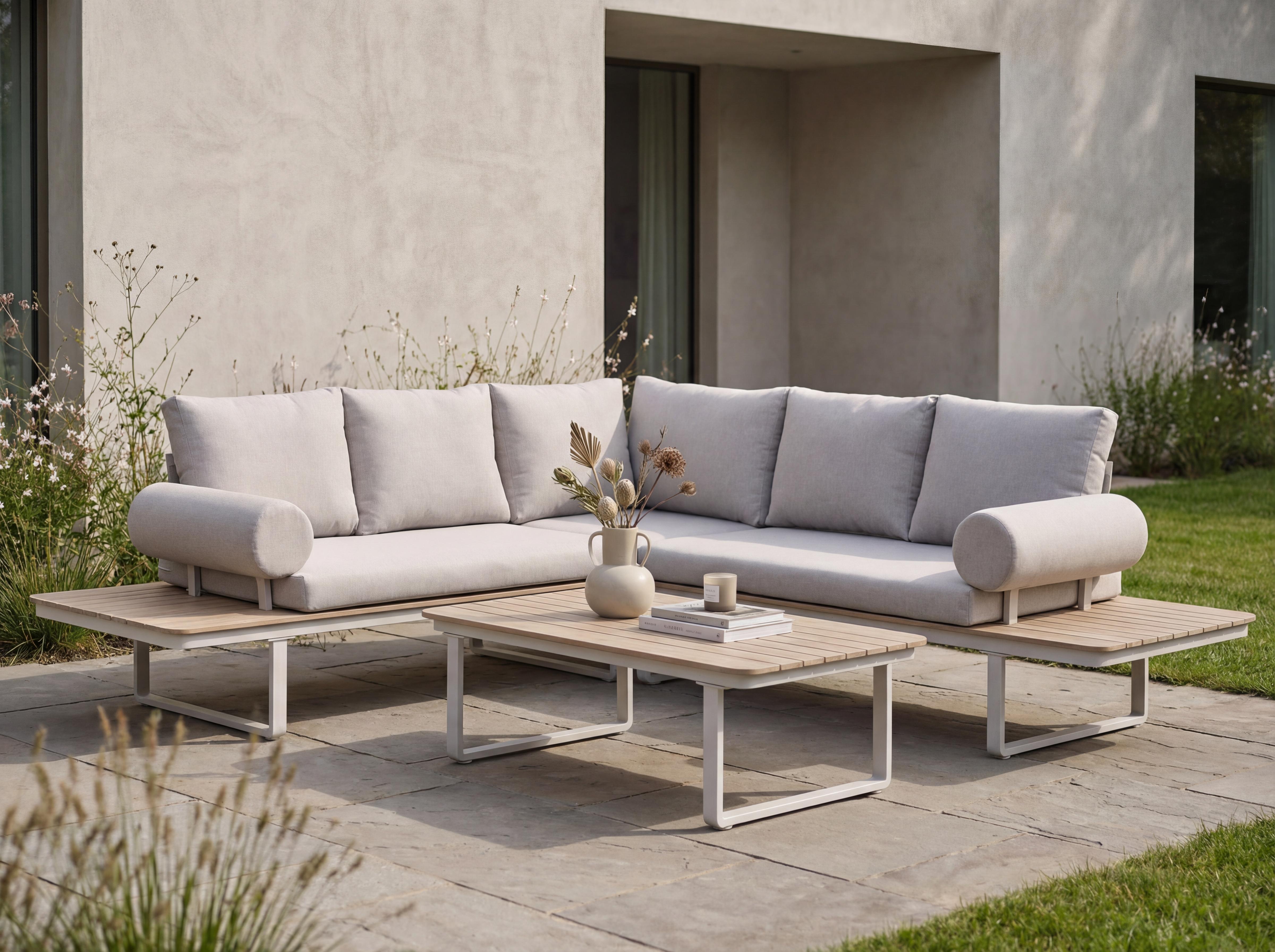 FAEE Ensemble de salon de jardin ANAFI