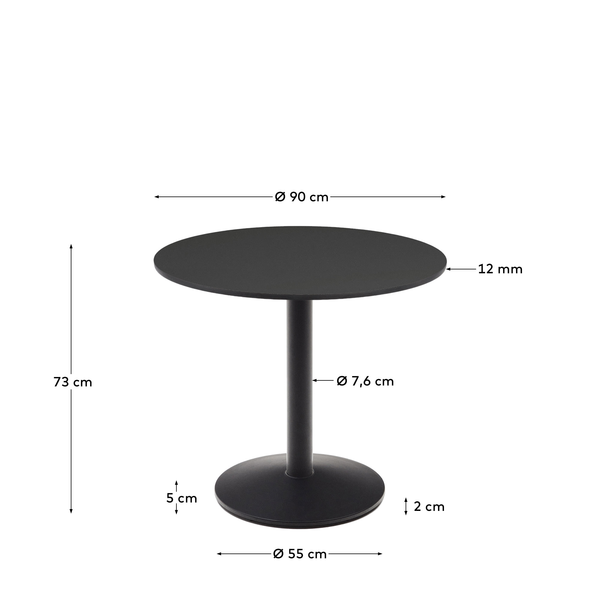 Kave Home Table de jardin ESILDA