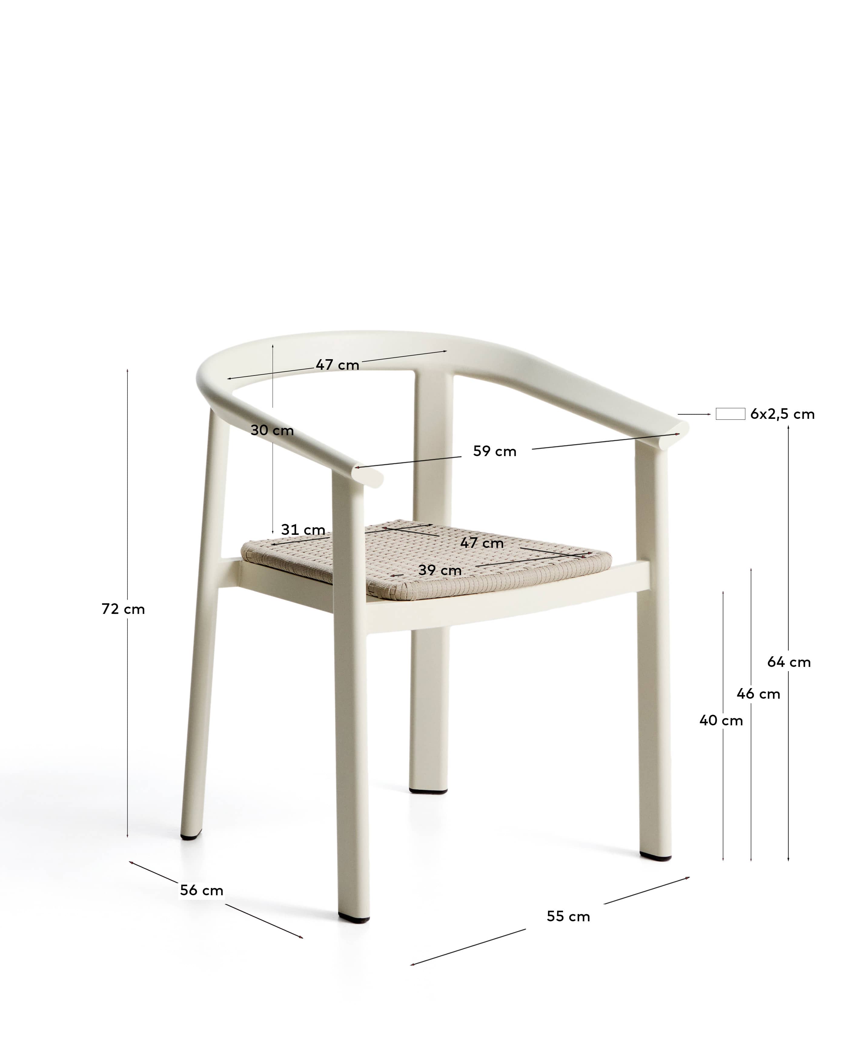 Chaise de jardin ERICE de Kave Home
