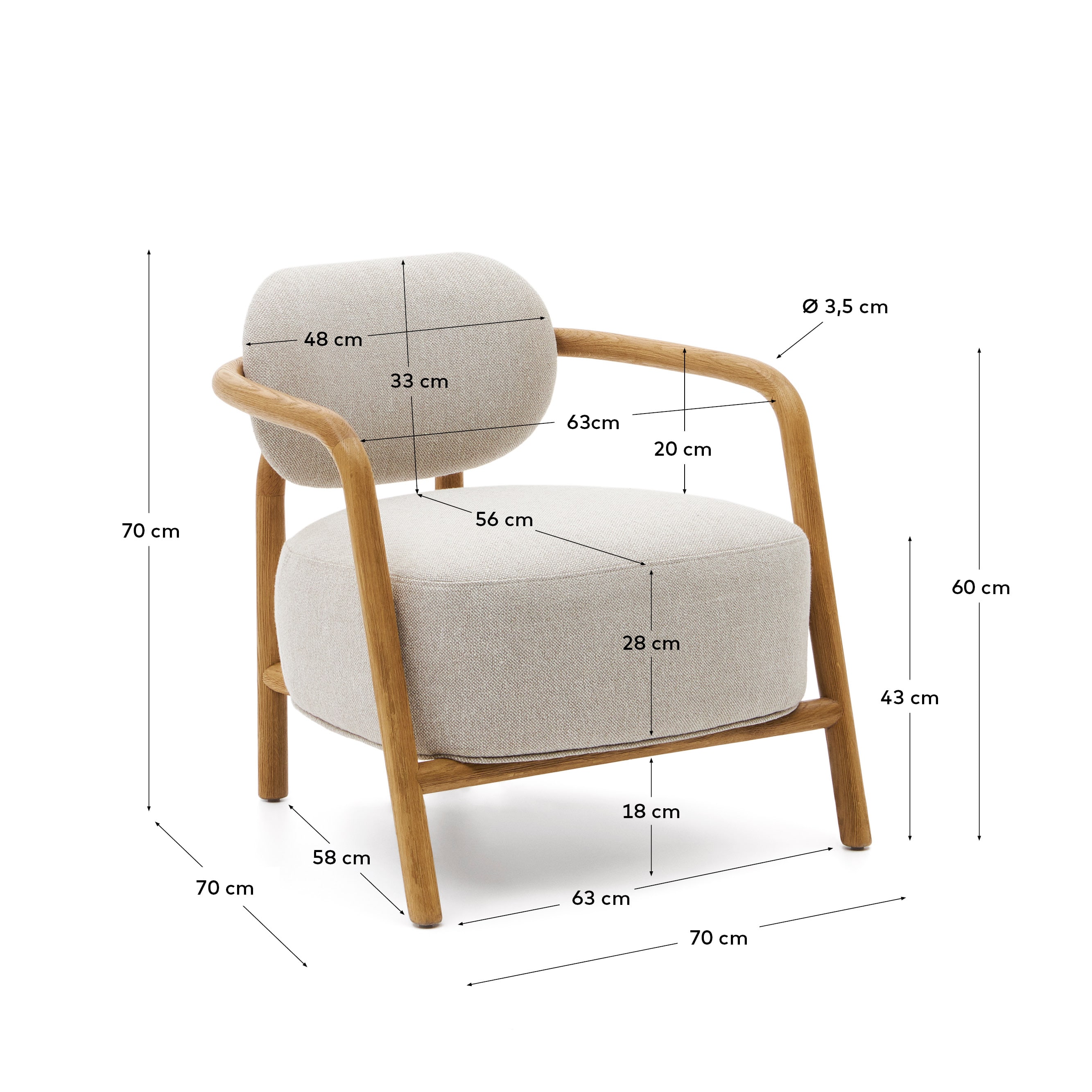 KAVE HOME Sessel MELQUI KAVE HOME Sessel MELQUI
