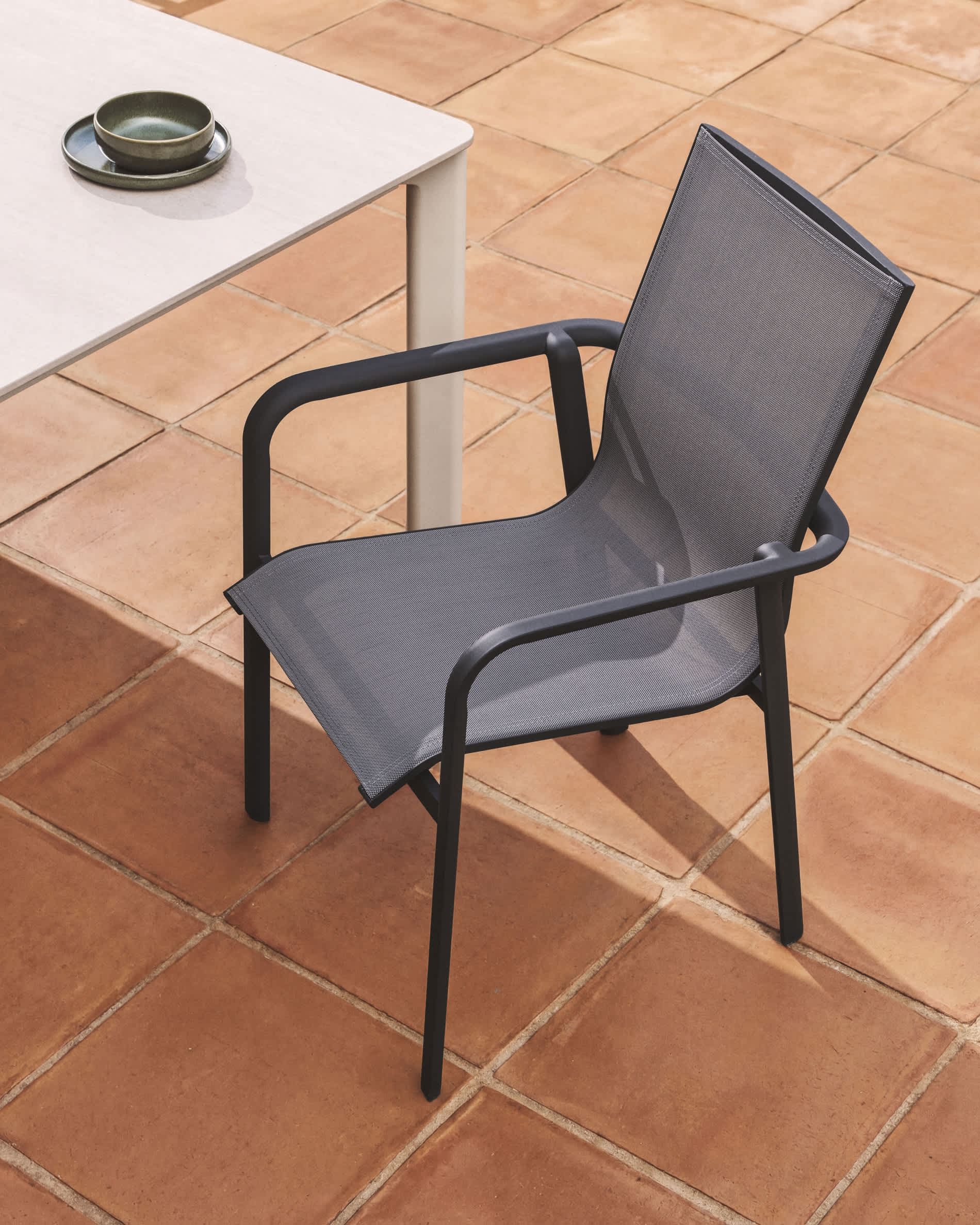 KAVE HOME Chaise de jardin CANEA