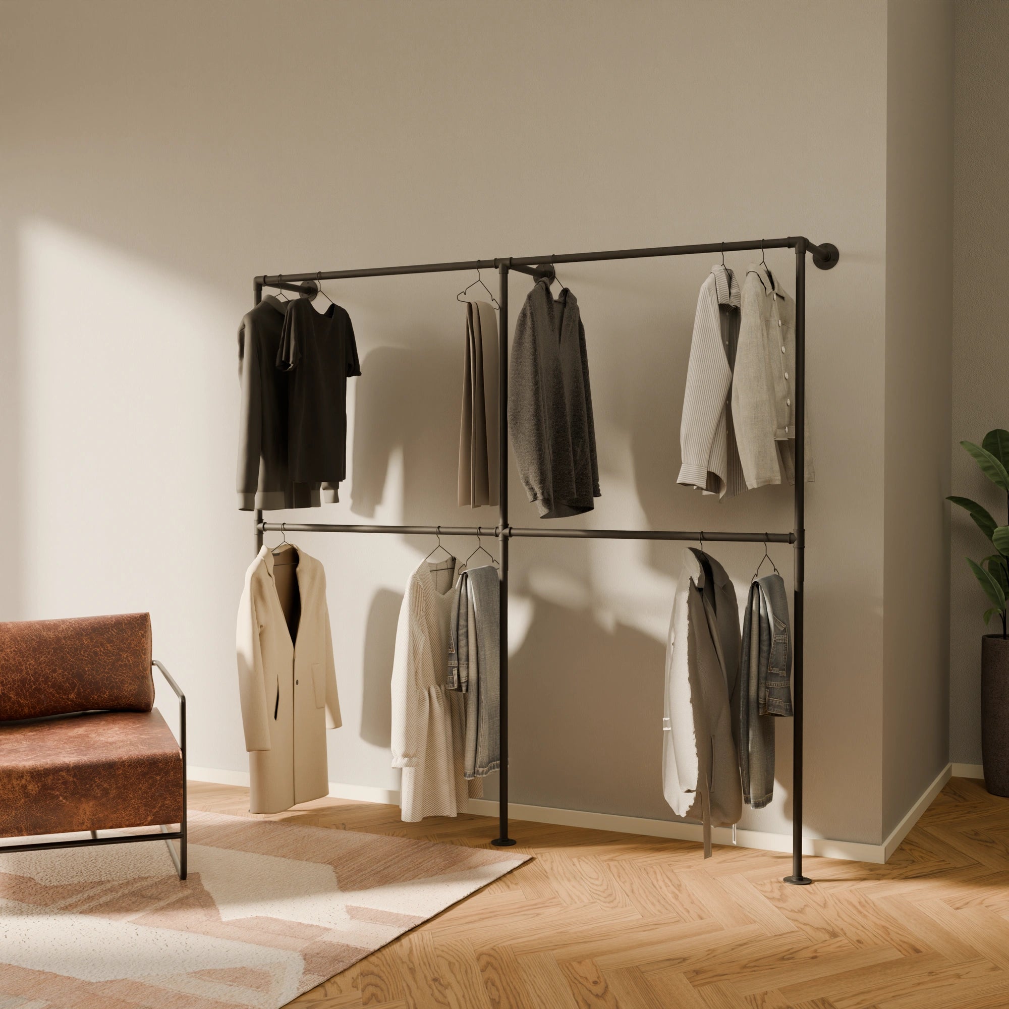 PAMO DESIGN Kleiderstangensystem TIM DOUBLE 2