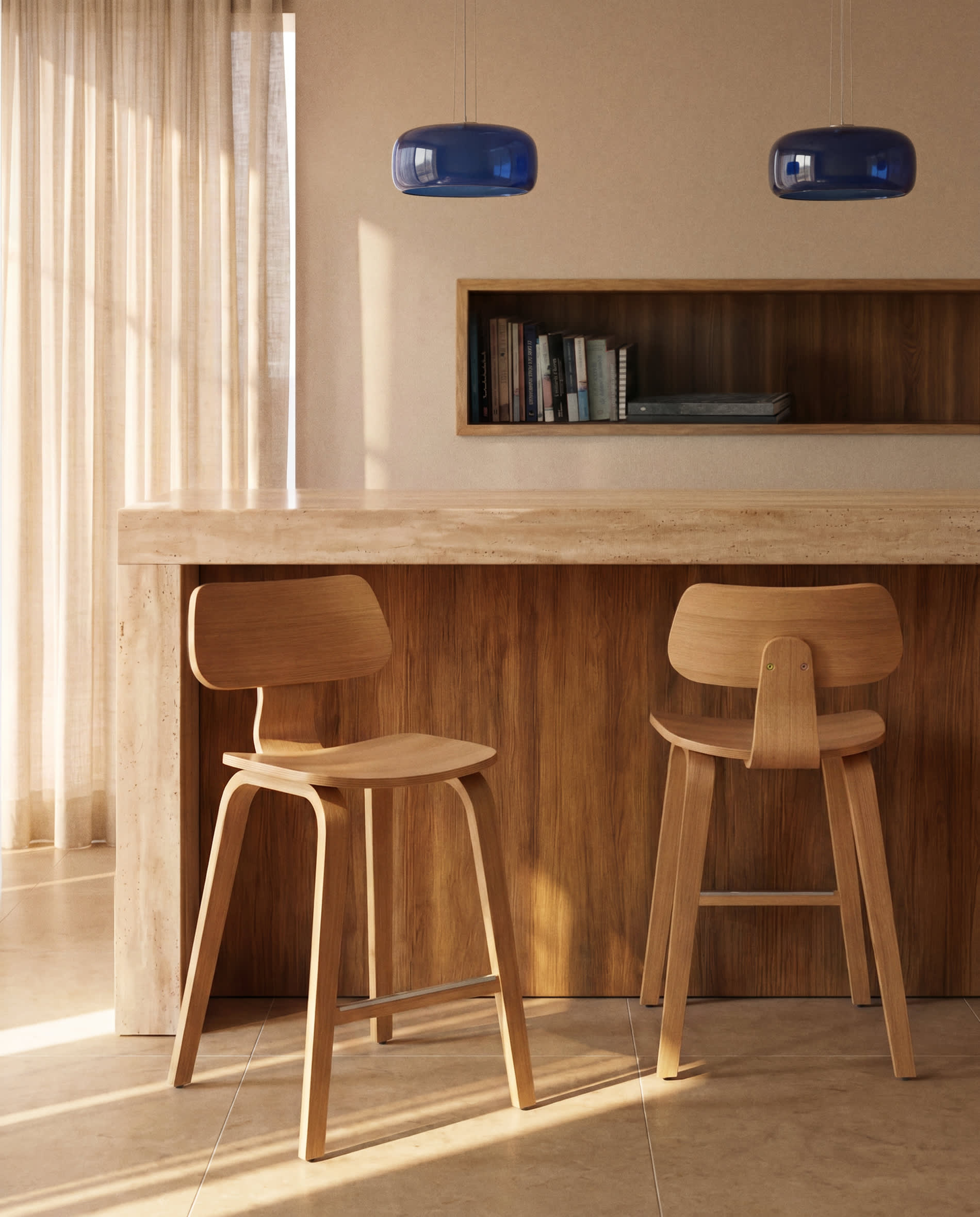Kave Home Tabouret de bar GENA