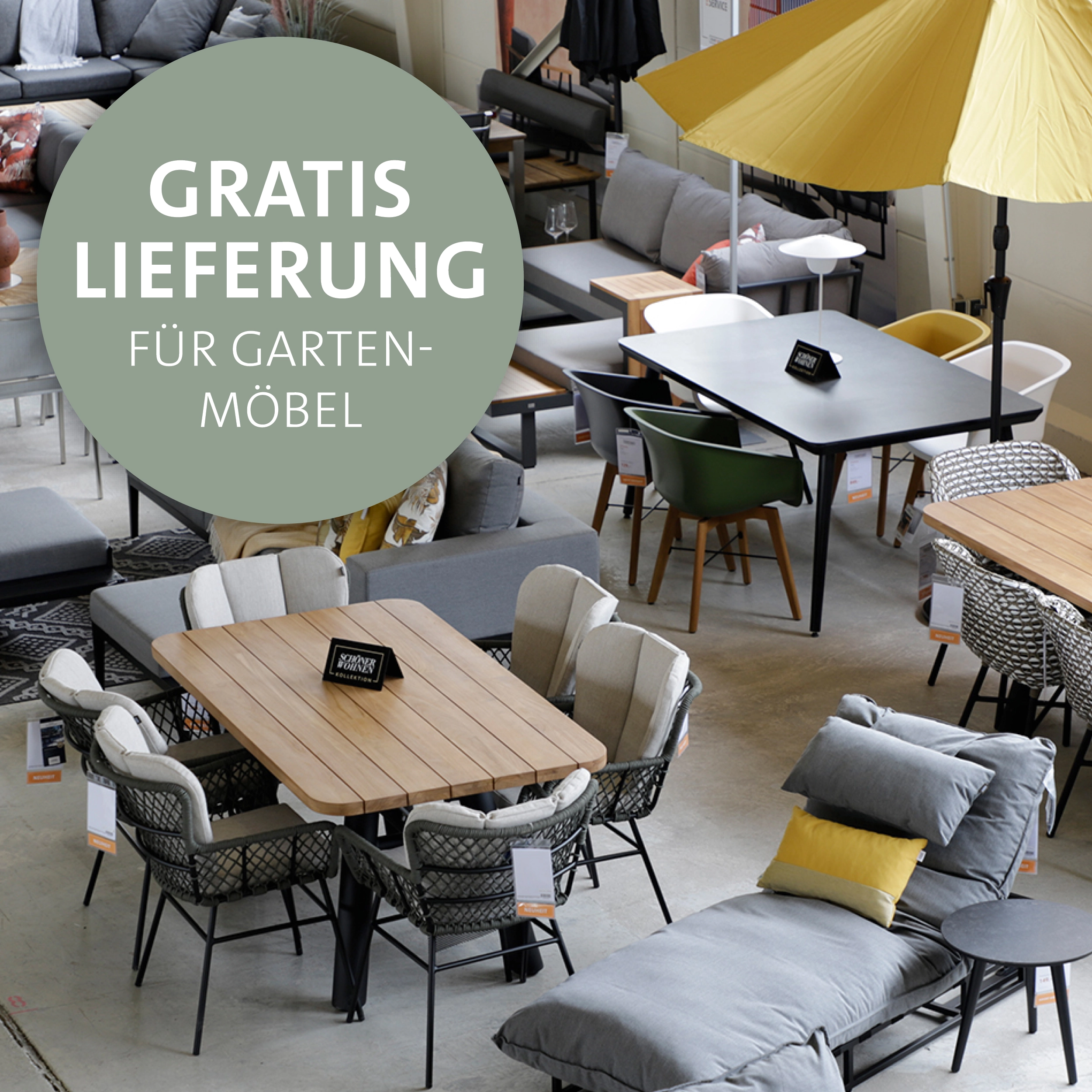 Gartenmöbelausstellung