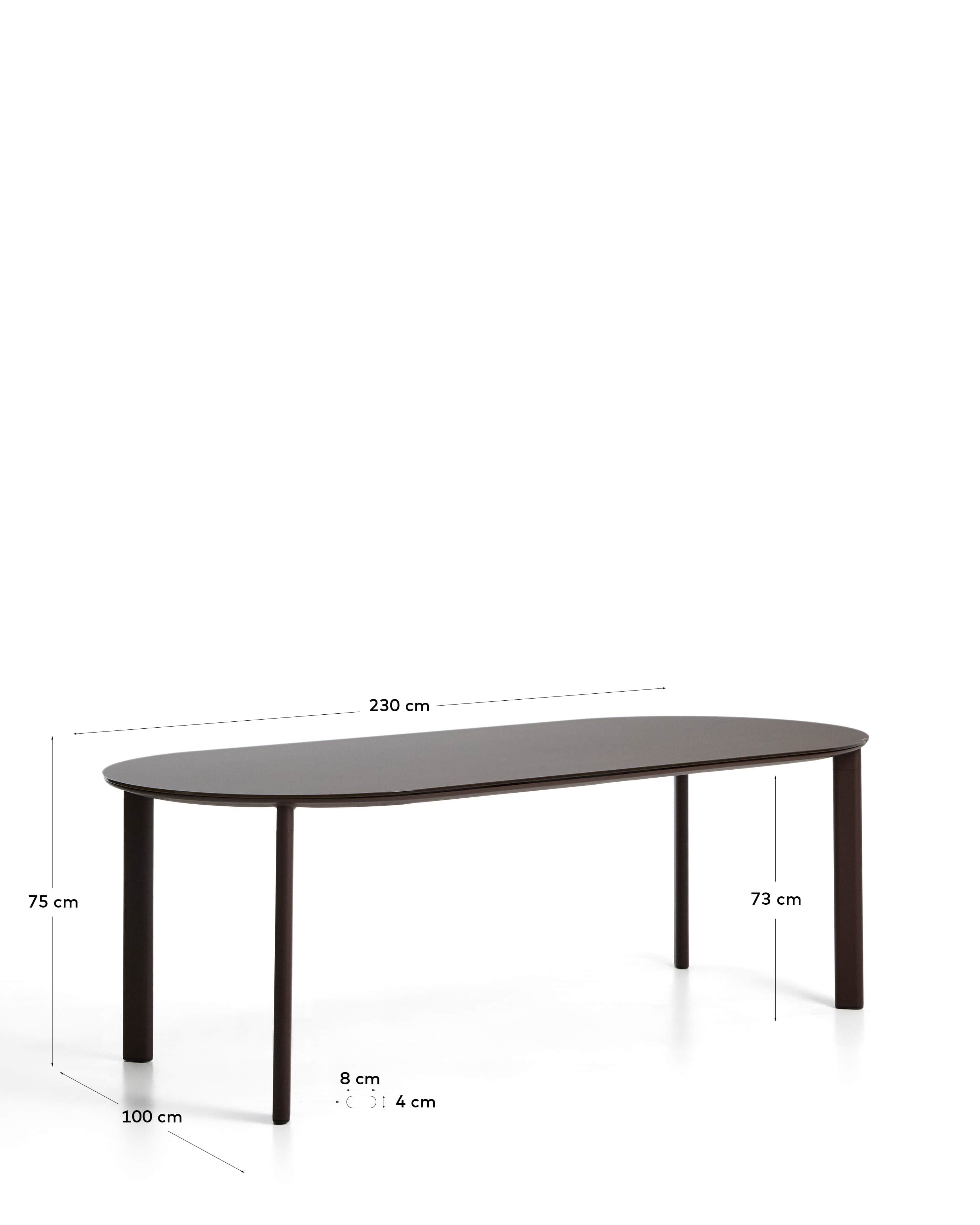 KAVE HOME Table de jardin ERICE