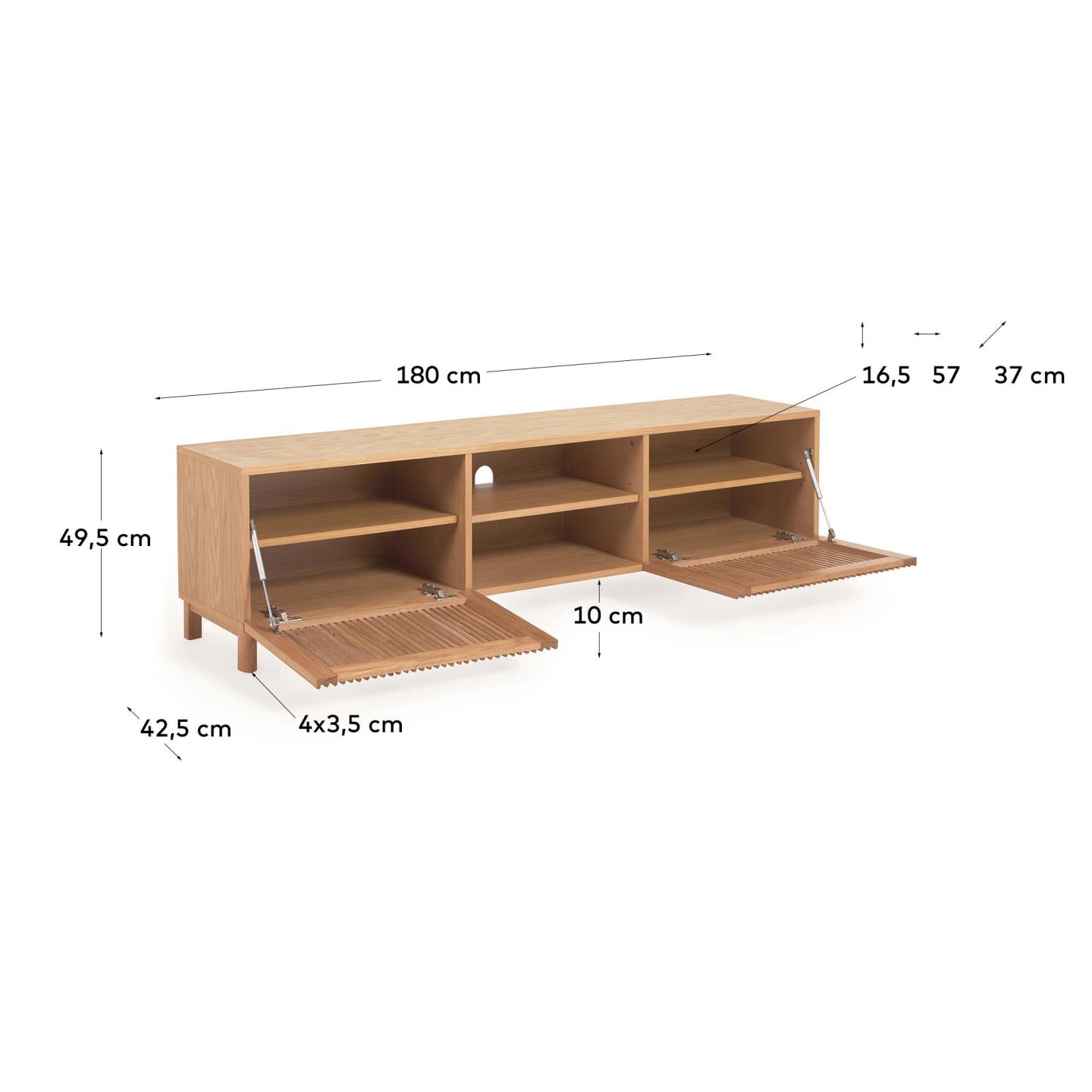 KAVE HOME Lowboard BEYLA KAVE HOME TV-Möbel BEYLA