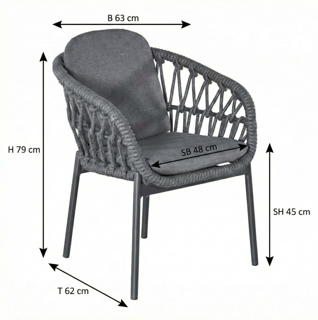 LC GARDEN Gartenstuhl BARI