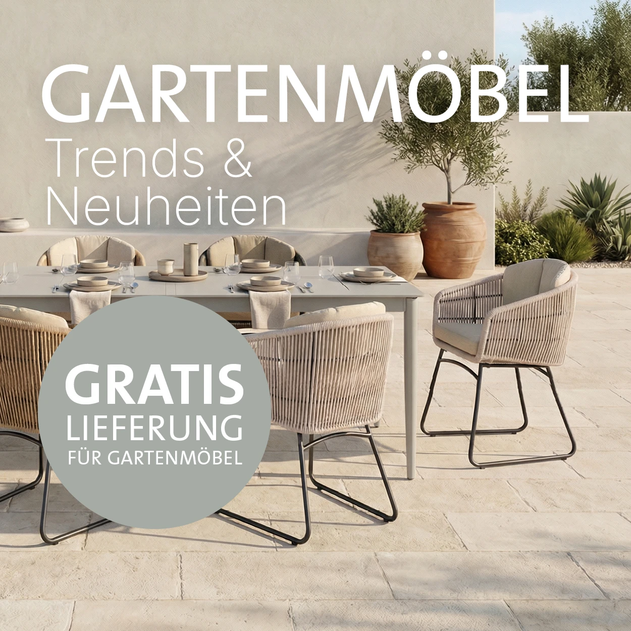 Gartenmöbel: Trends & Neuheiten