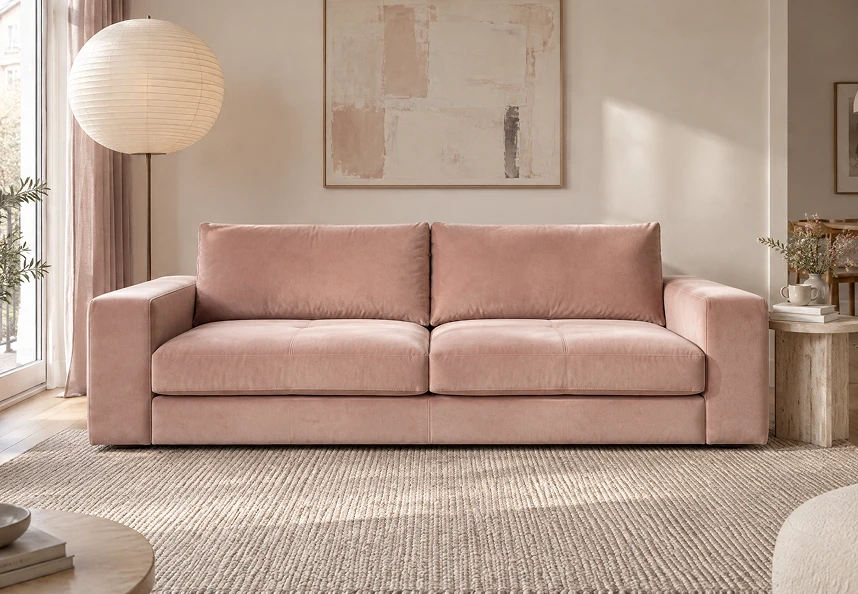 designwerk Sofa Parma im Wohnraum