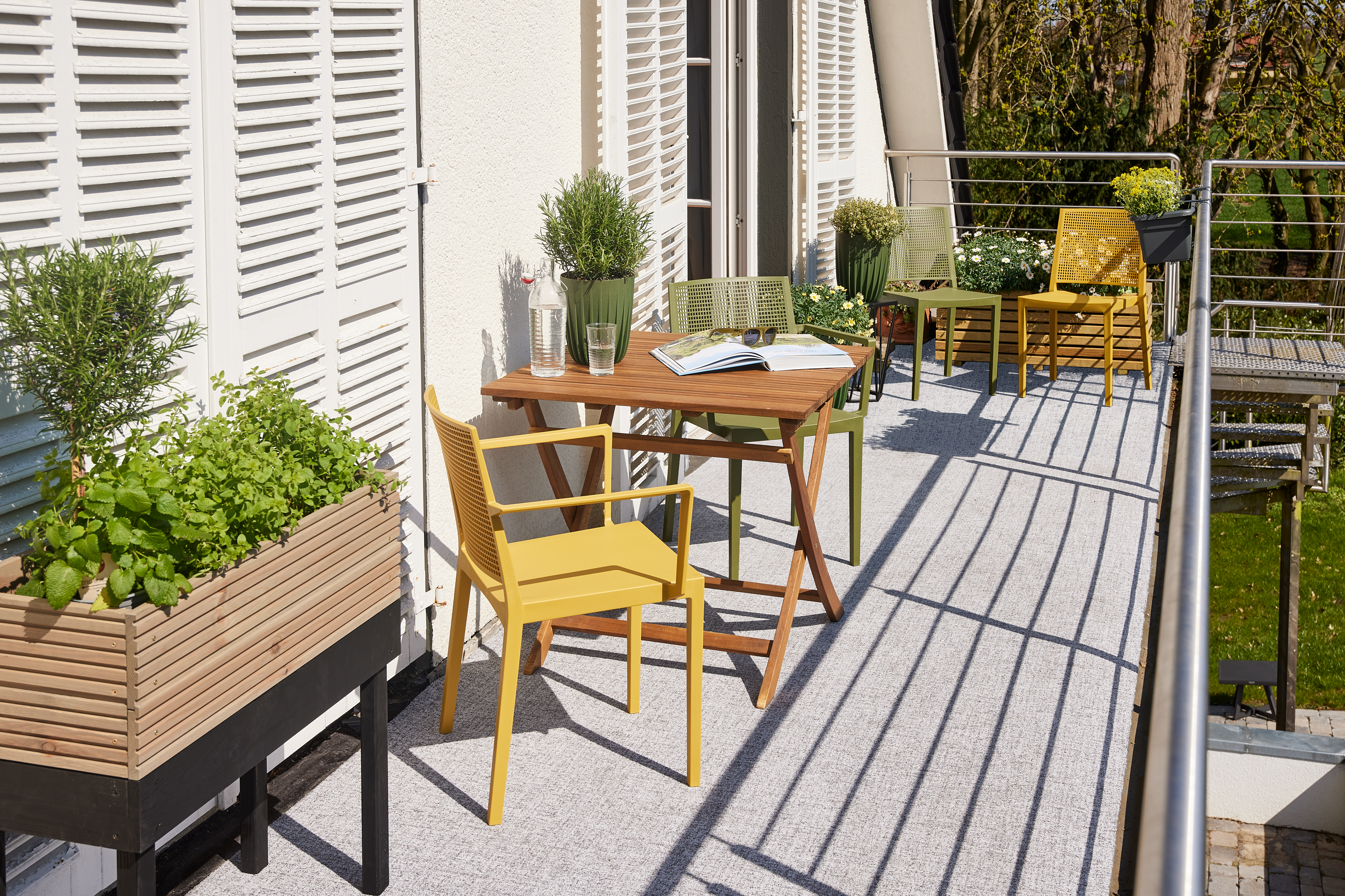 SIENA GARDEN Gartenstuhl SQUARE