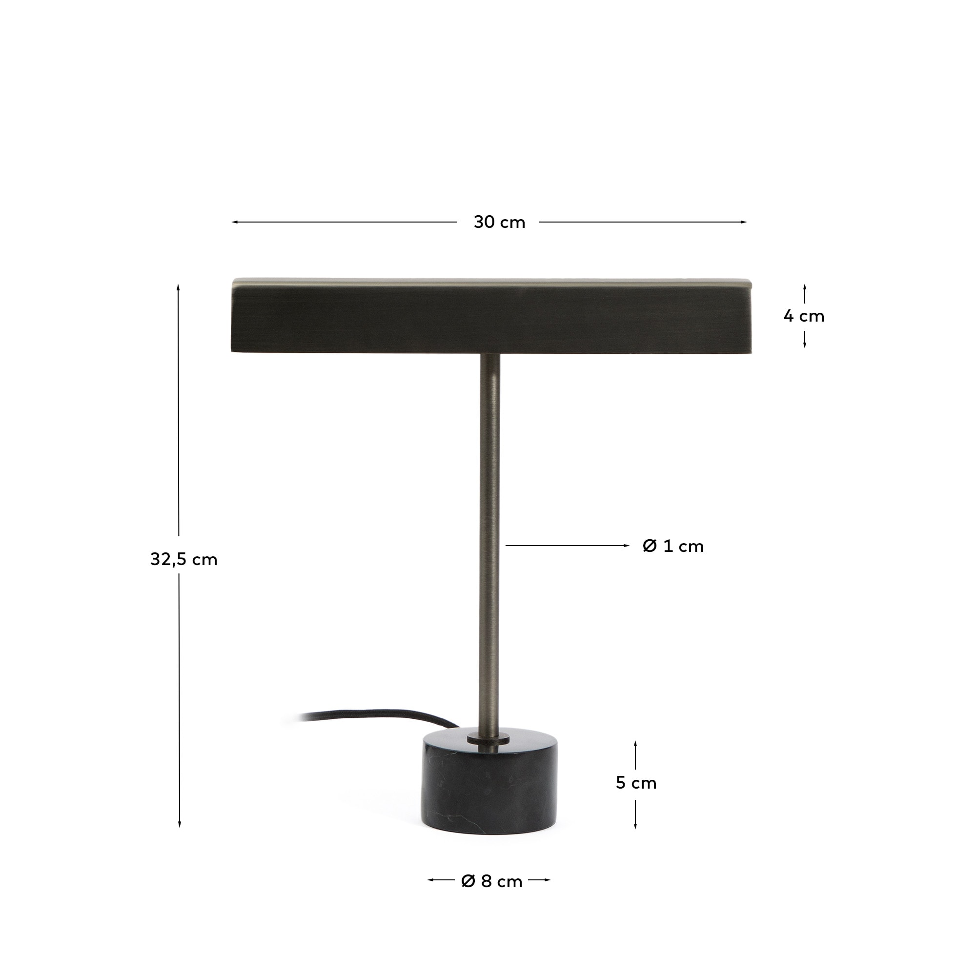 KAVE HOME Tischlampe LYNOR