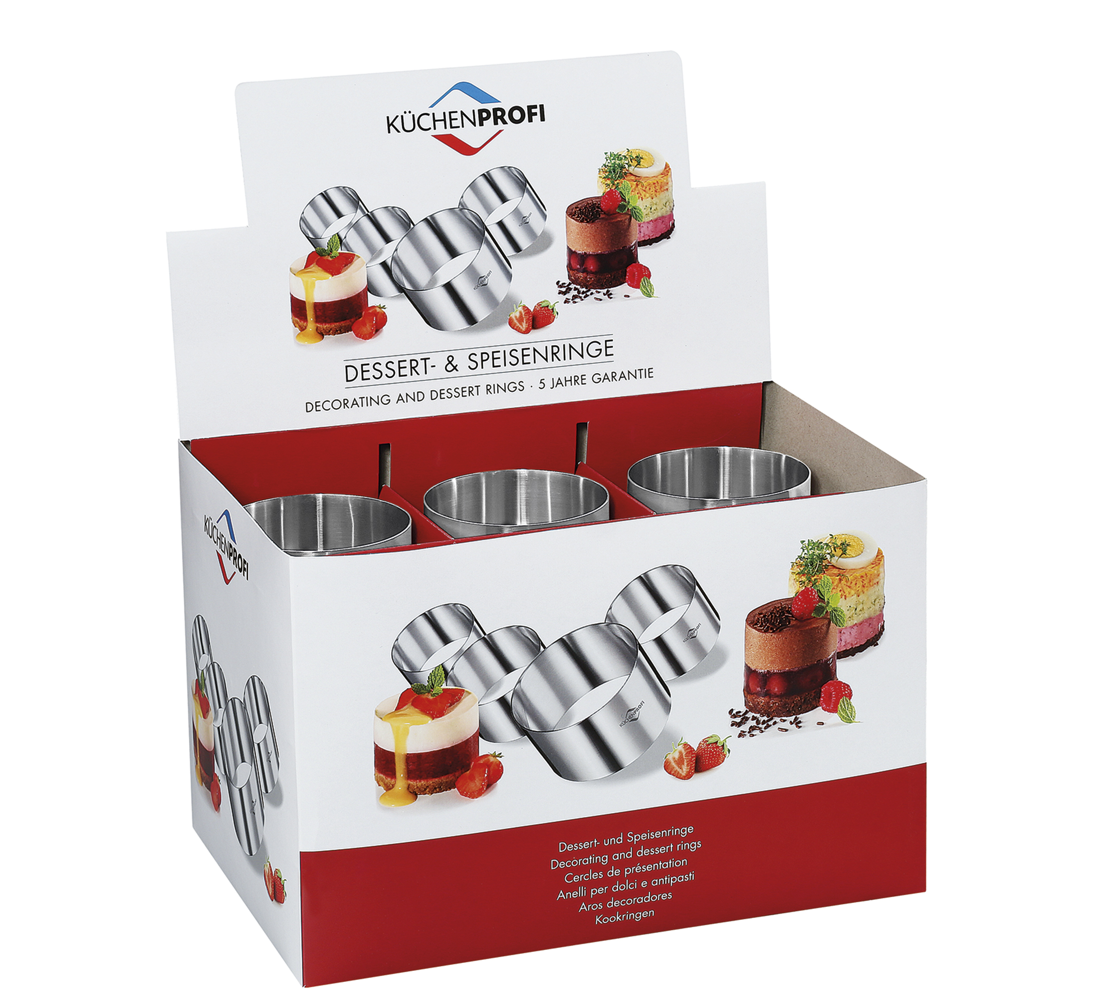 KÜCHENPROFI Dessert- und Speiseringe