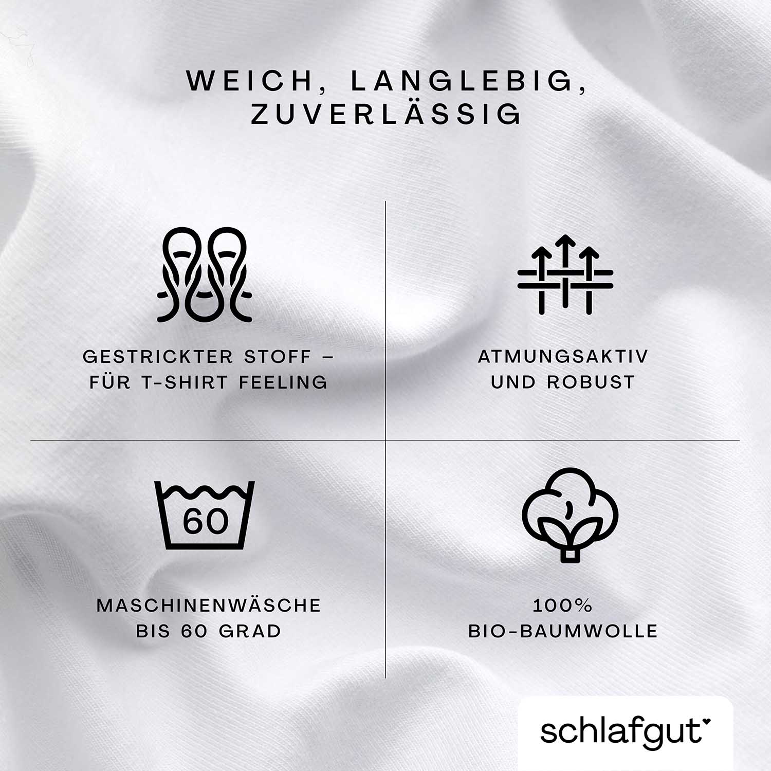 SCHLAFGUT fitted sheet CASUAL