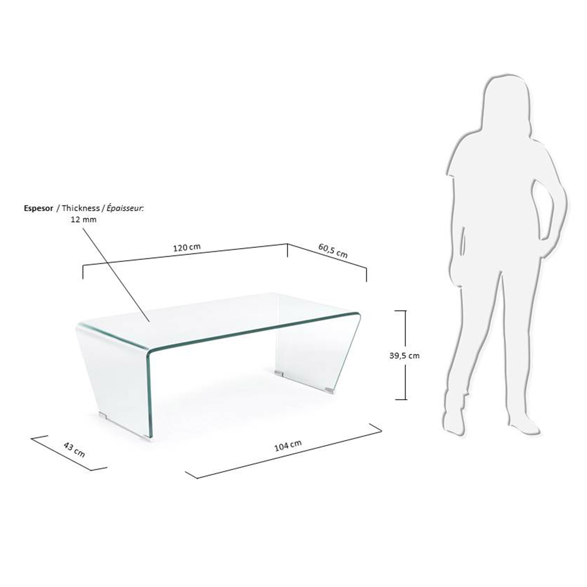 KAVE HOME Couchtisch BURANO KAVE HOME Couchtisch BURANO