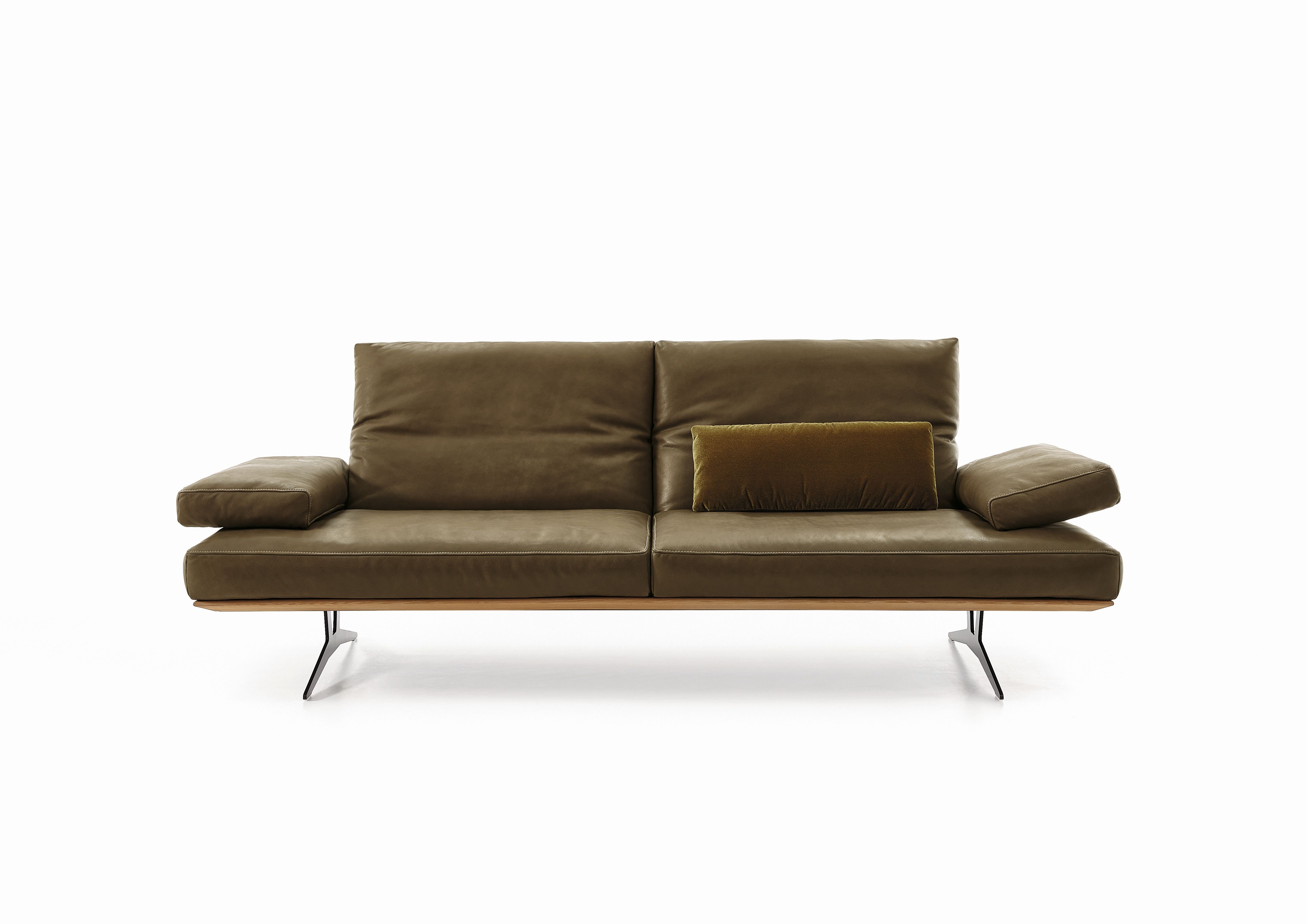 D-SIGN 2,5-Sitzer-Sofa FATILO, Leder cactus, ca.224x93x90cm