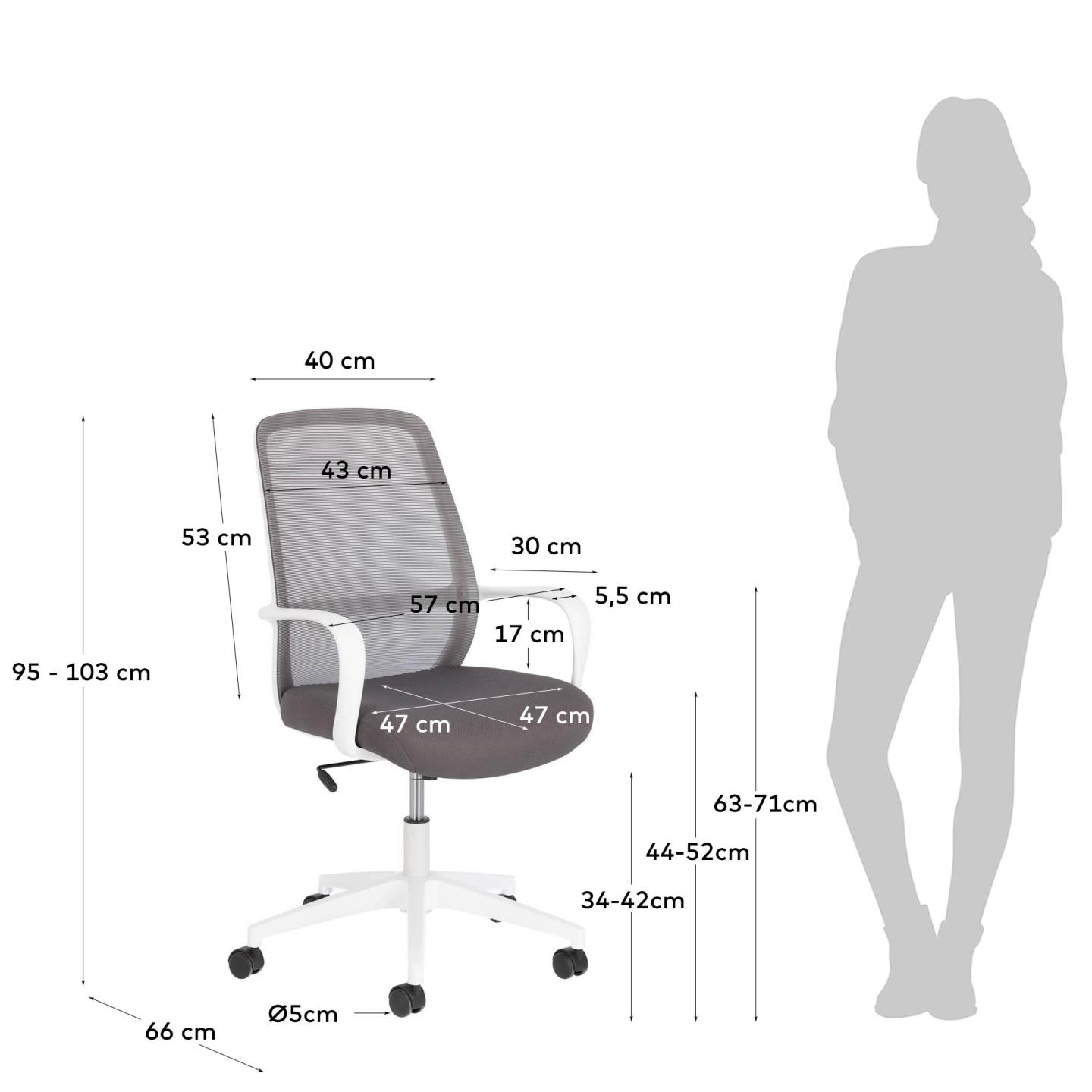 KAVE HOME Schreibtischstuhl MELVA