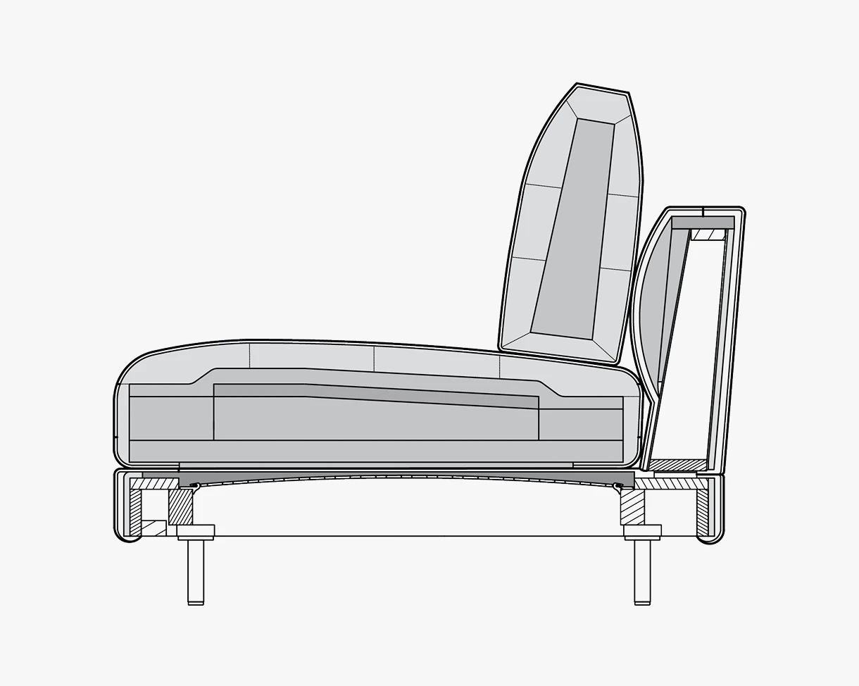 SINA Rolf Benz Sitzqualit&auml;t Lounge Deluxe