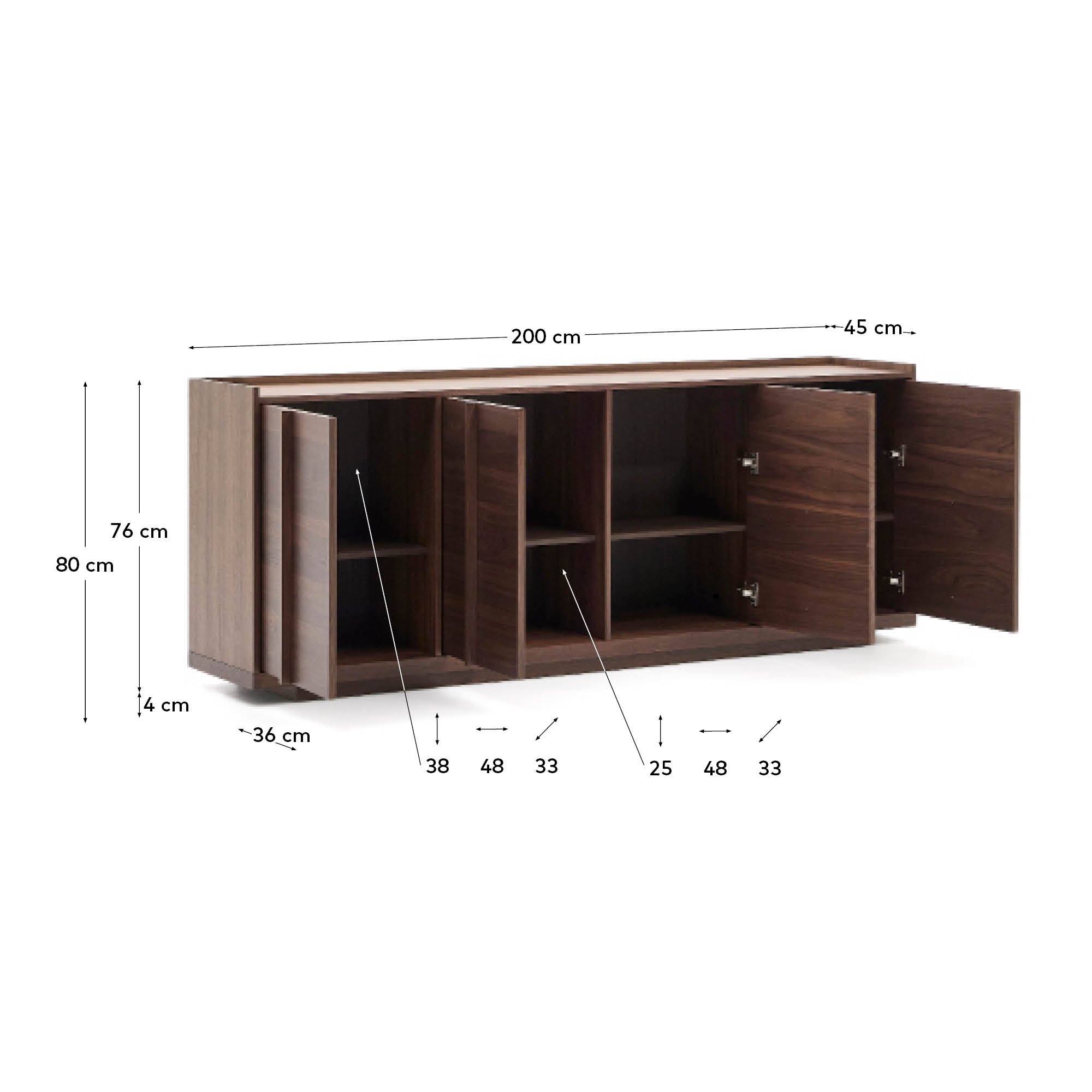 KAVE HOME Sideboard ONIX KAVE HOME Sessel LUISA