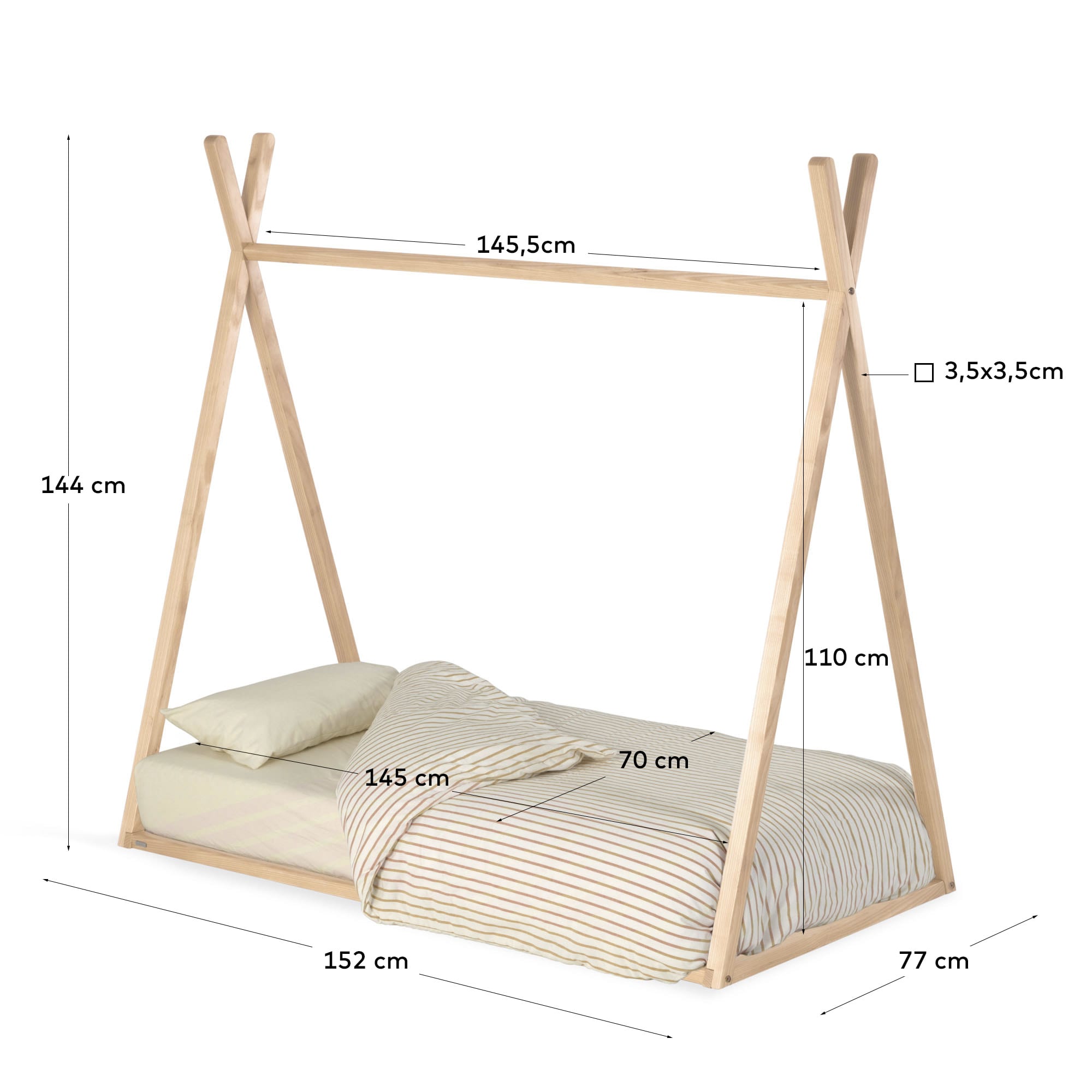 KAVE HOME Kinderbett MARALIS